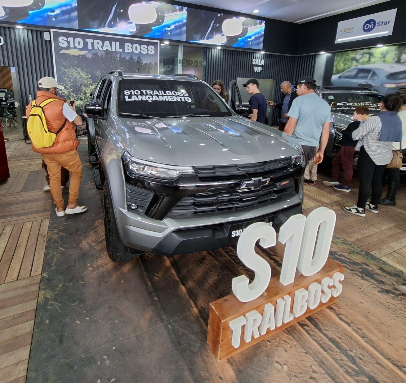 Nova S10 Trailboss no estande da Chevrolet na Expointer