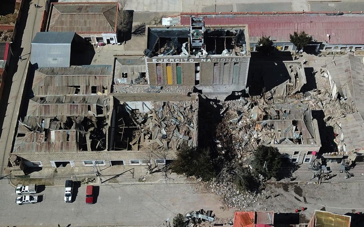 Explos&otilde;es ocorreram na tarde de sexta-feira na cidade de Viacha, a 30 km de La Paz