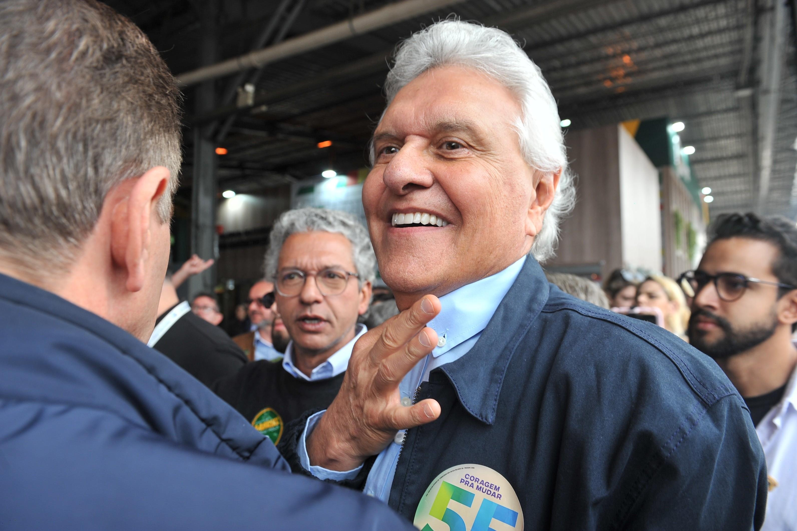 Caiado criticou aus&ecirc;ncia de advers&aacute;rios