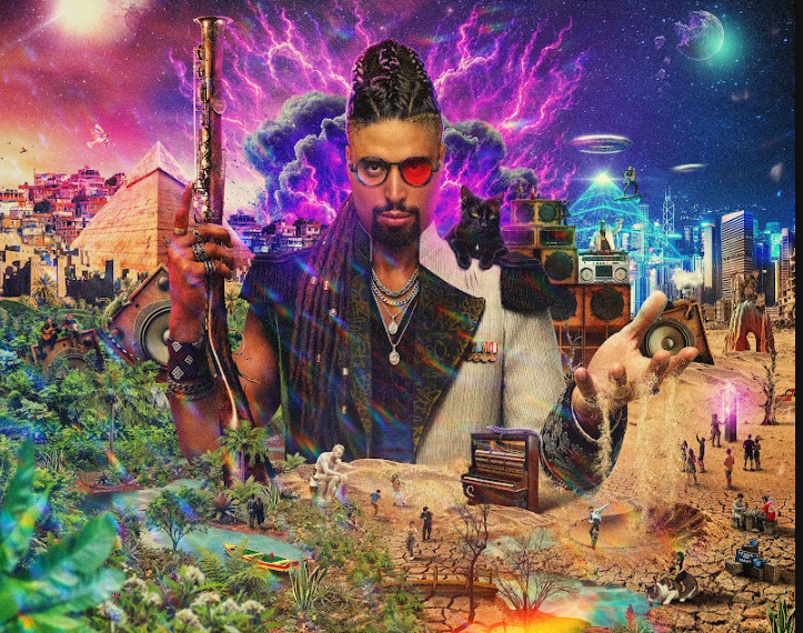 Segundo Leo Lage, a capa do disco "Brasa Jazz Dub" &eacute; um passeio a um cen&aacute;rio que vem do fant&aacute;stico &agrave; realidade, trazendo diversas dualidades, come&ccedil;ando pelo tempo ancestral e presente