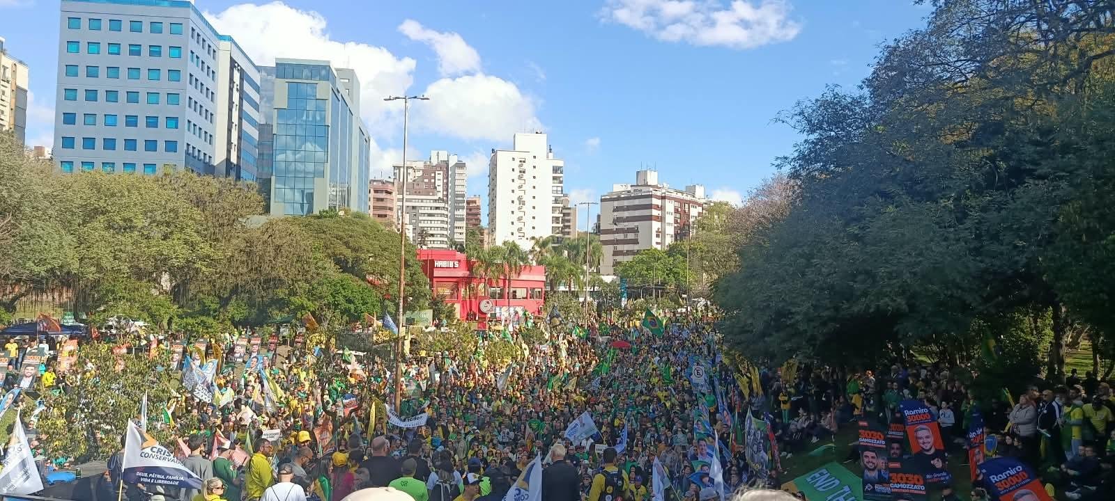 Ato ocorreu na Avenida Goethe