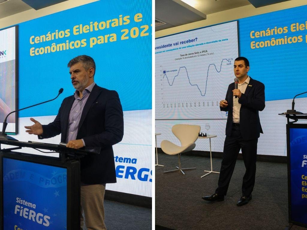 Leonardo Barreto e Giovani Baggio fizeram uma an&aacute;lise dos cen&aacute;rios pol&iacute;ticos e econ&ocirc;micos do pa&iacute;s