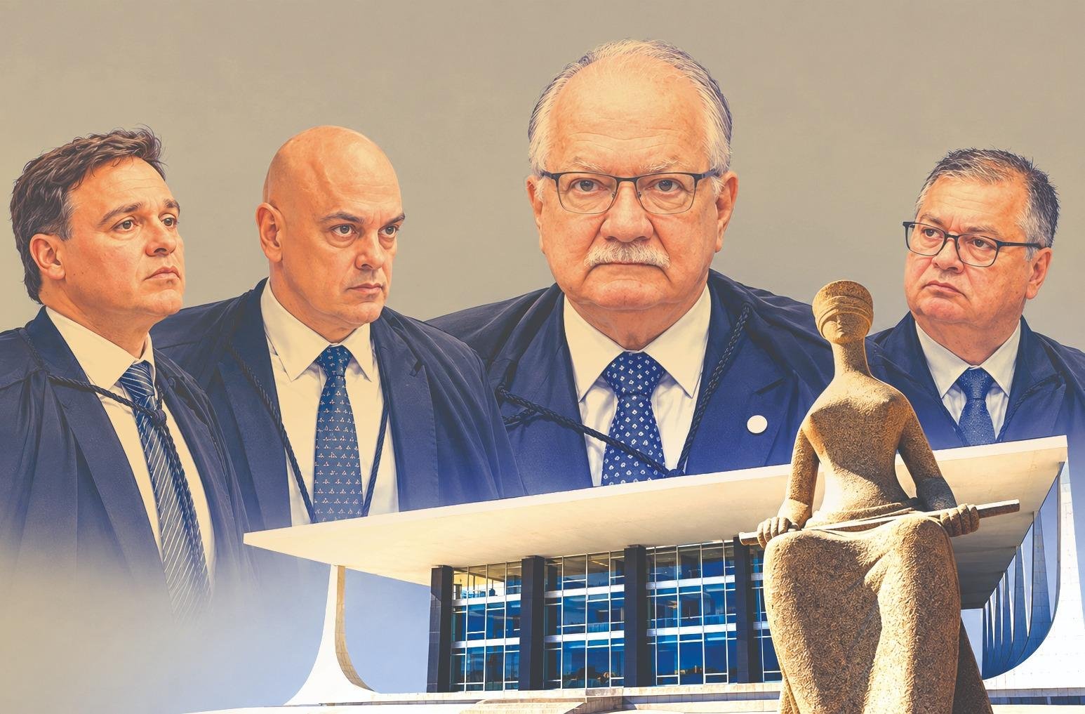 Mendon&ccedil;a, Moraes, Fachin e Dino est&atilde;o no centro da tens&atilde;o no STF
