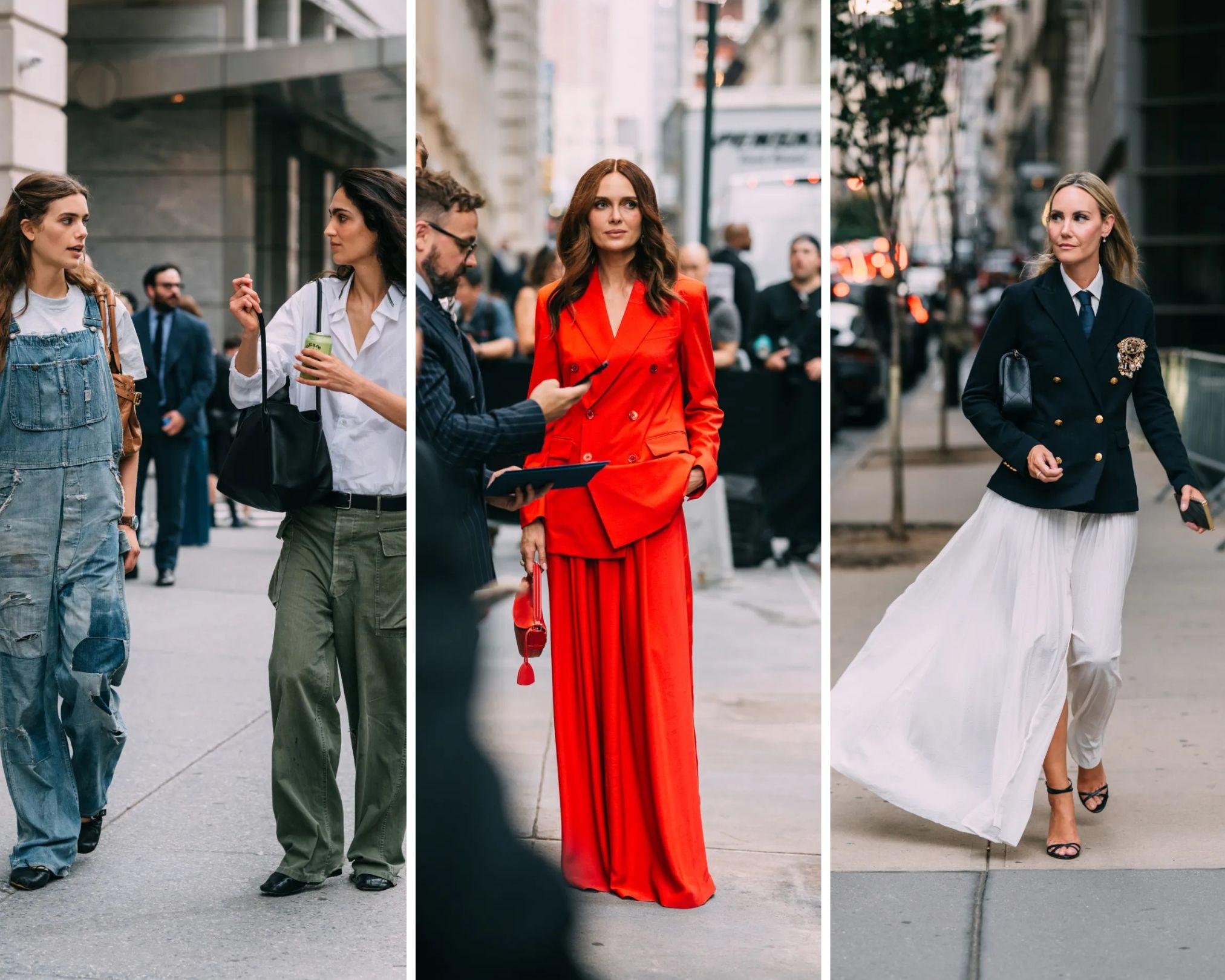 Do utilit&aacute;rio ao vermelho intenso, o street style nova-iorquino aposta em contrastes e personalidade