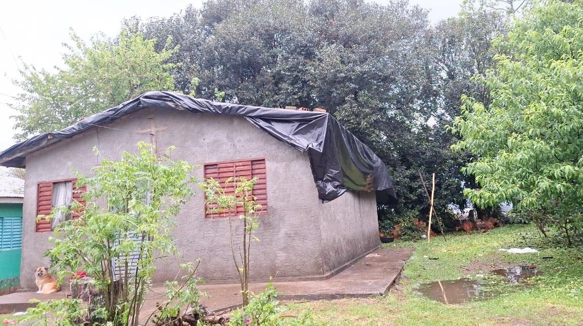A queda do granizo come&ccedil;ou por volta das 2 horas, quando se iniciou os chamados