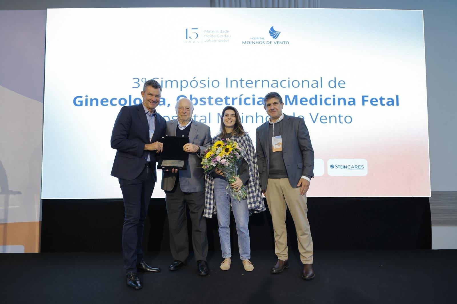 Jorge Gerdau Johannpeter recebeu homenagem do Hospital Moinhos de Vento pelos 15 anos da nova Maternidade