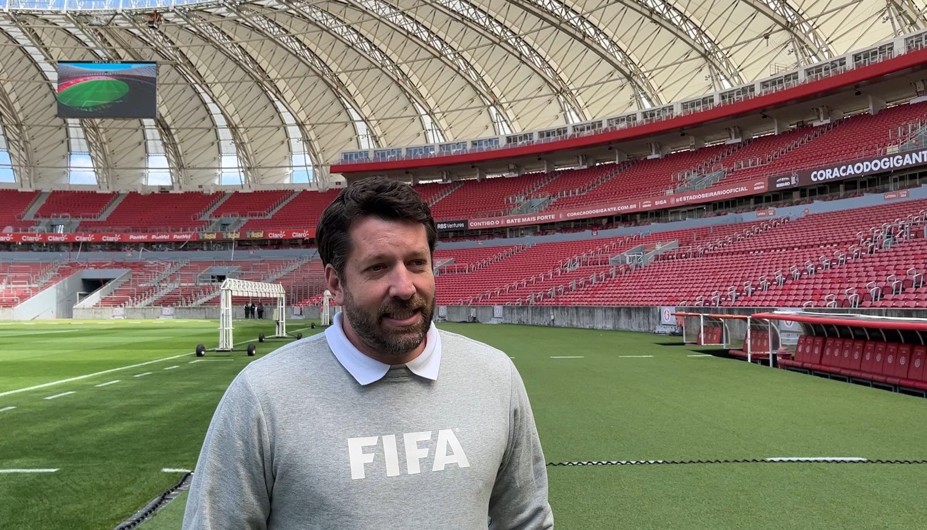 Beira-Rio é 1º estádio vistoriado pela Fifa para Copa do Mundo Feminina de 2027