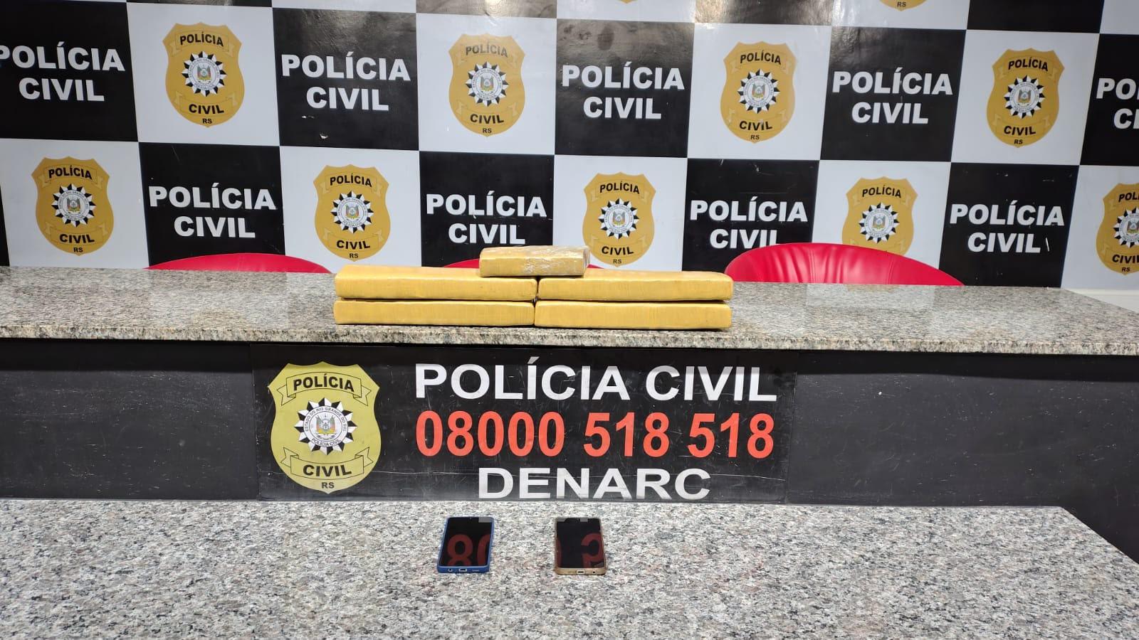 Droga foi apreendida pelo Denarc na a&ccedil;&atilde;o