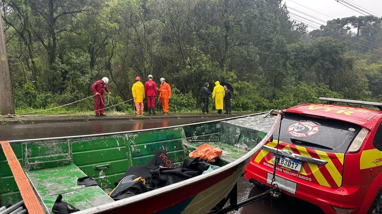 Corpo em decomposi&ccedil;&atilde;o foi encontrado durante buscas a desaparecidos em temporal em Caxias do Sul