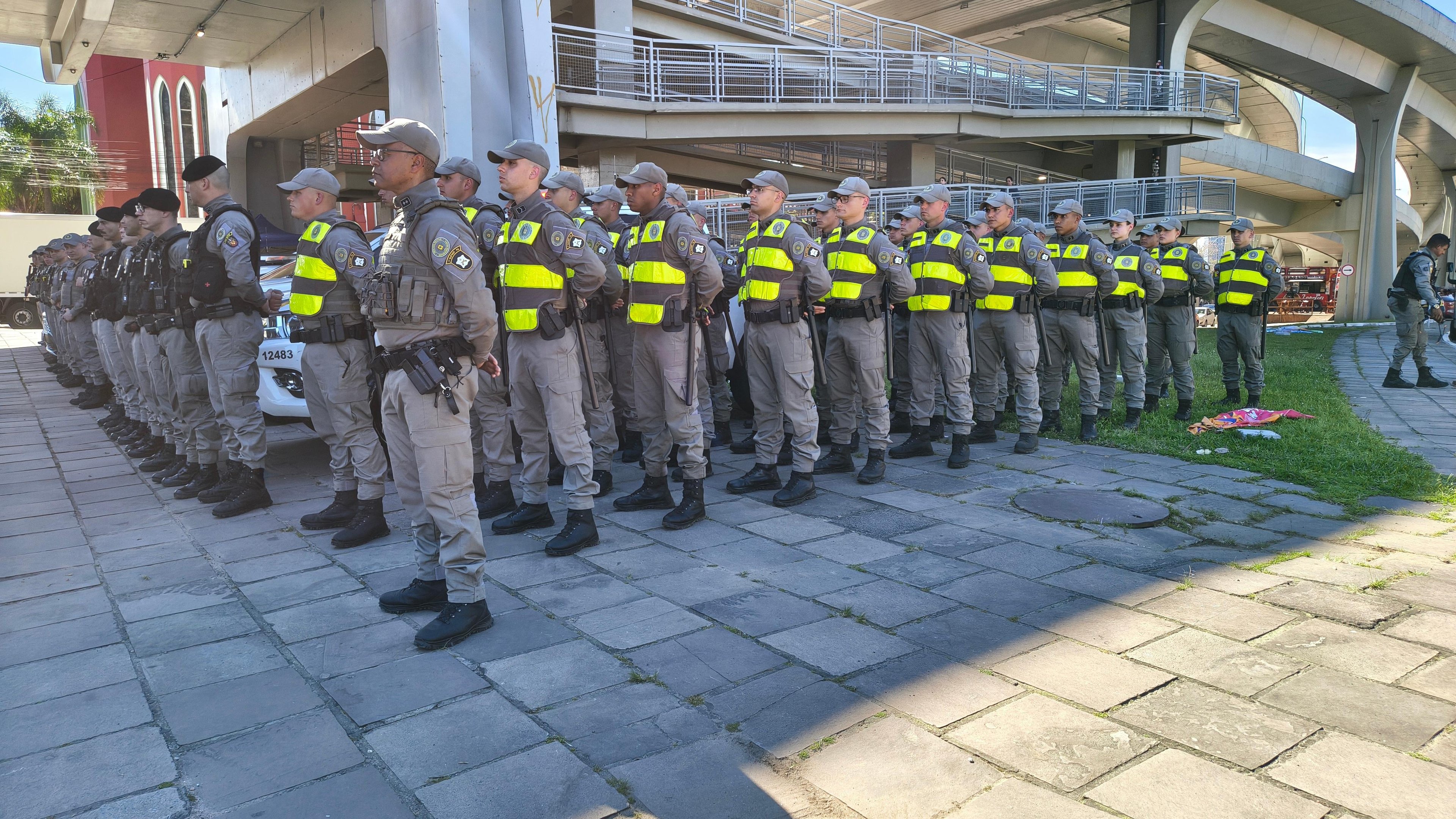 For&ccedil;as de seguran&ccedil;as foram mobilizadas para o cumprimento das miss&otilde;es programadas para as tr&ecirc;s a&ccedil;&otilde;es