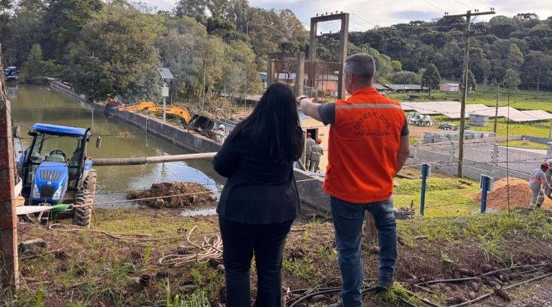 Prefeitura e Defesa Civil de S&atilde;o Marcos organizam o Gabinete de Gest&atilde;o Integrada que est&atilde;o fazendo os movimentos necess&aacute;rio para mudar o status de emerg&ecirc;ncia