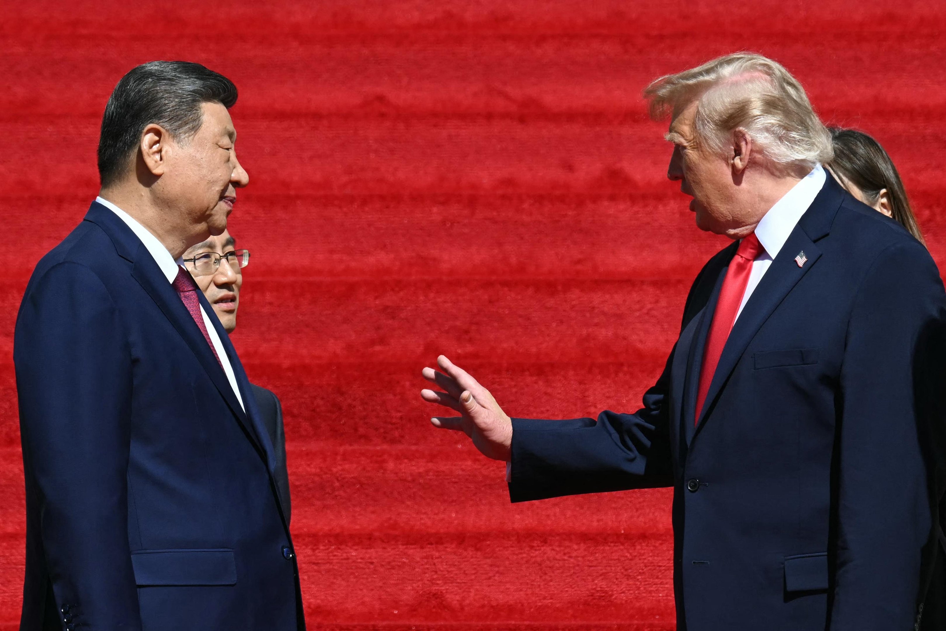 Xi em reuni&atilde;o com Trump