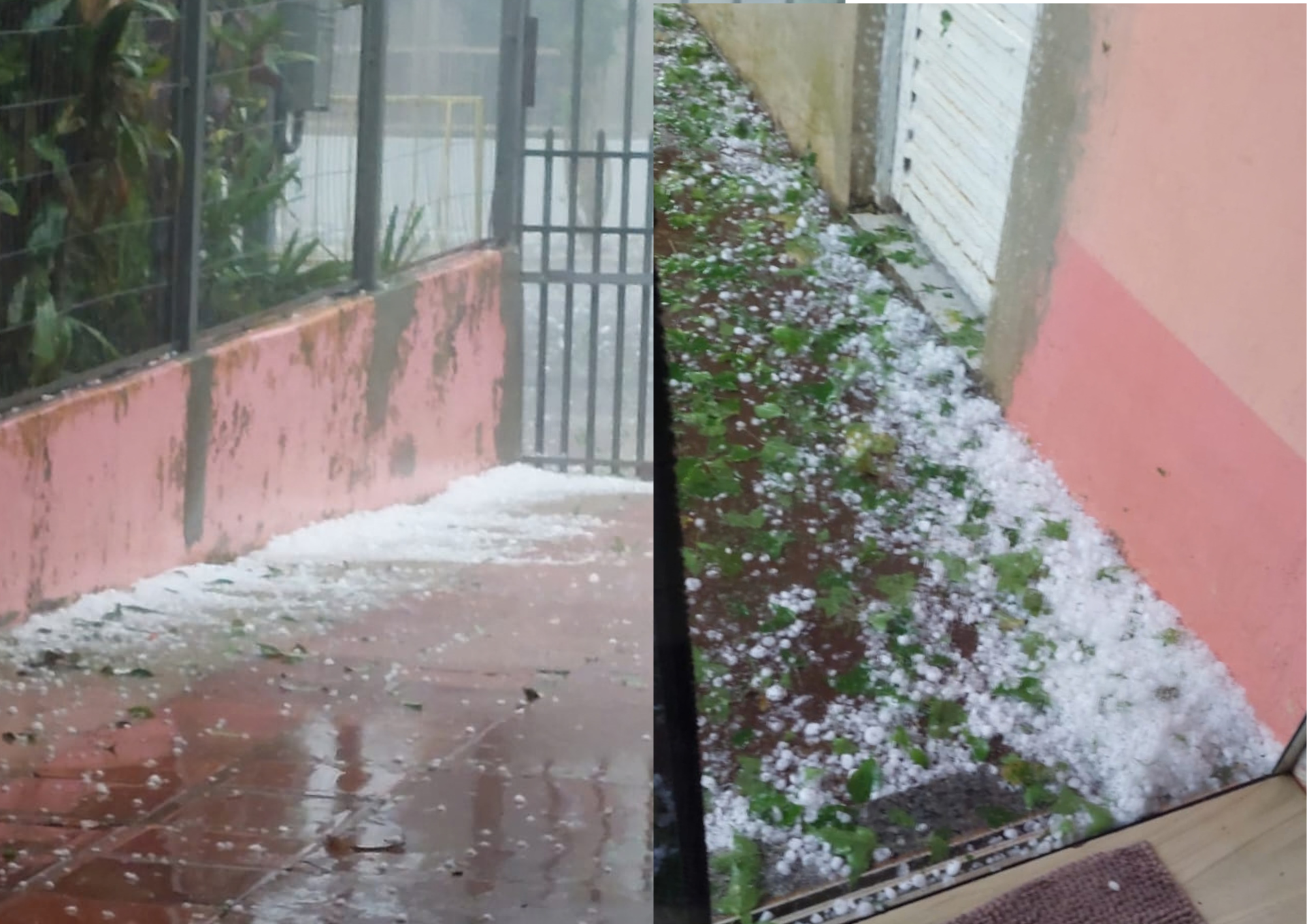 Temporal com granizo danifica mais de 200 im&oacute;veis em Catu&iacute;pe