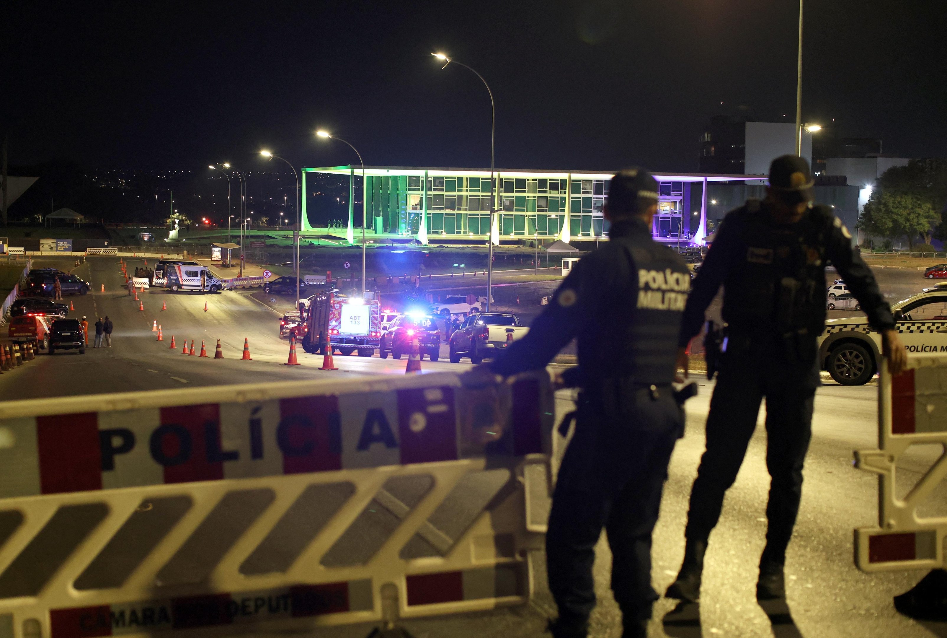 Grande aparato policial foi mobilizado
