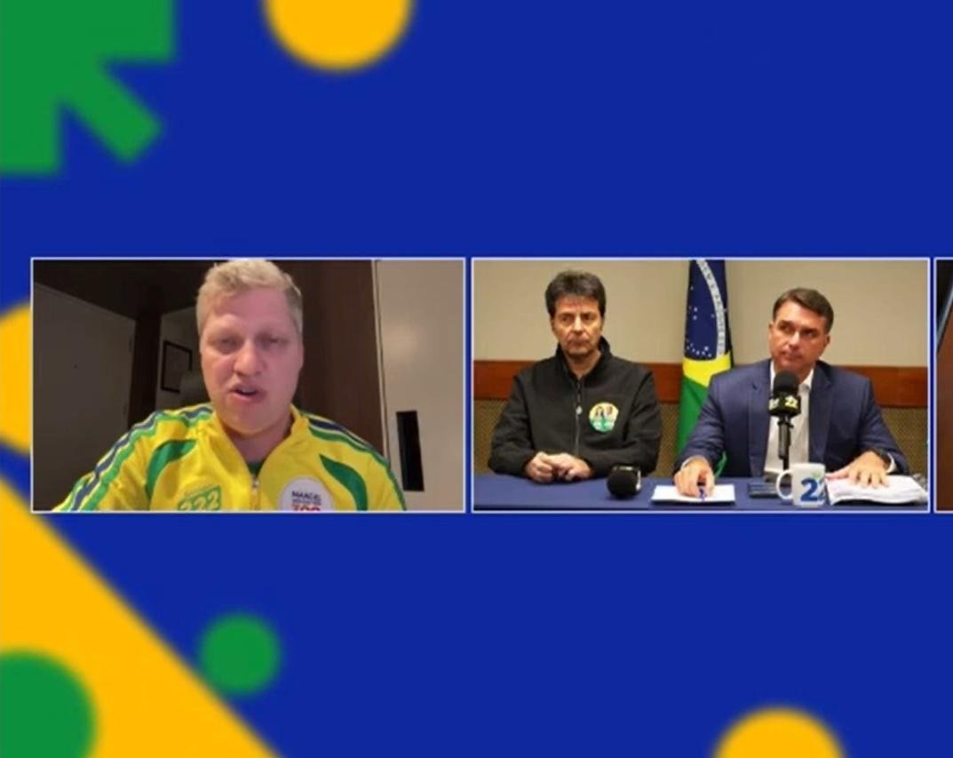 Van Hattem participa de live e declara apoio a candidato do PL