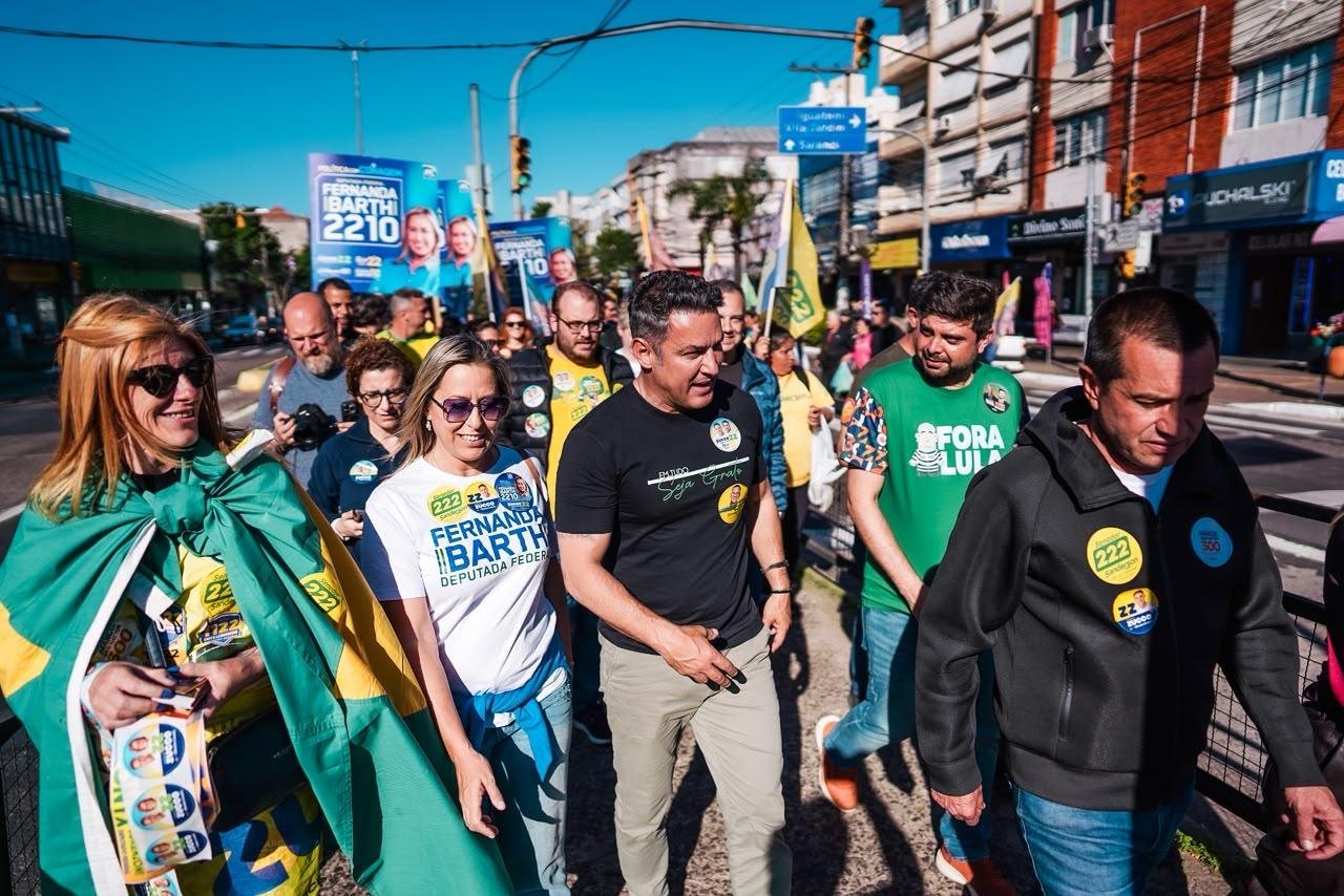 Agenda do candidato focou em caminhadas na Capital