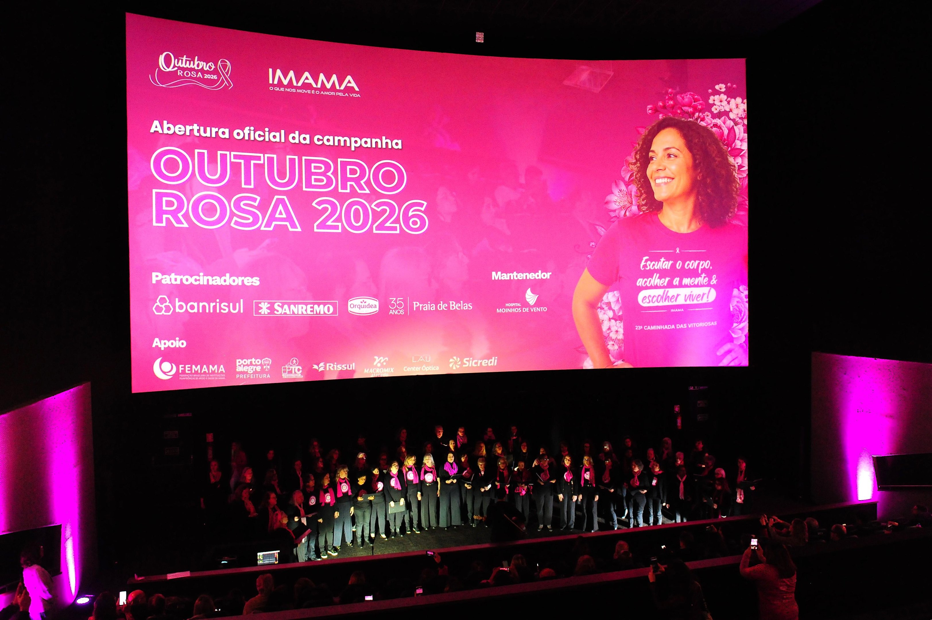 Lan&ccedil;amento reuniu centenas de apoiadores da causa no GNC Cinemas do Praia de Belas