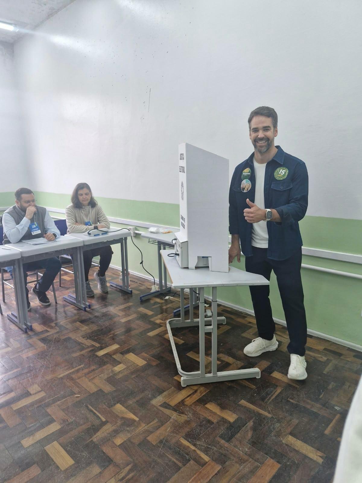 Leite confia que Gabriel Souza passar&aacute; para o segundo turno