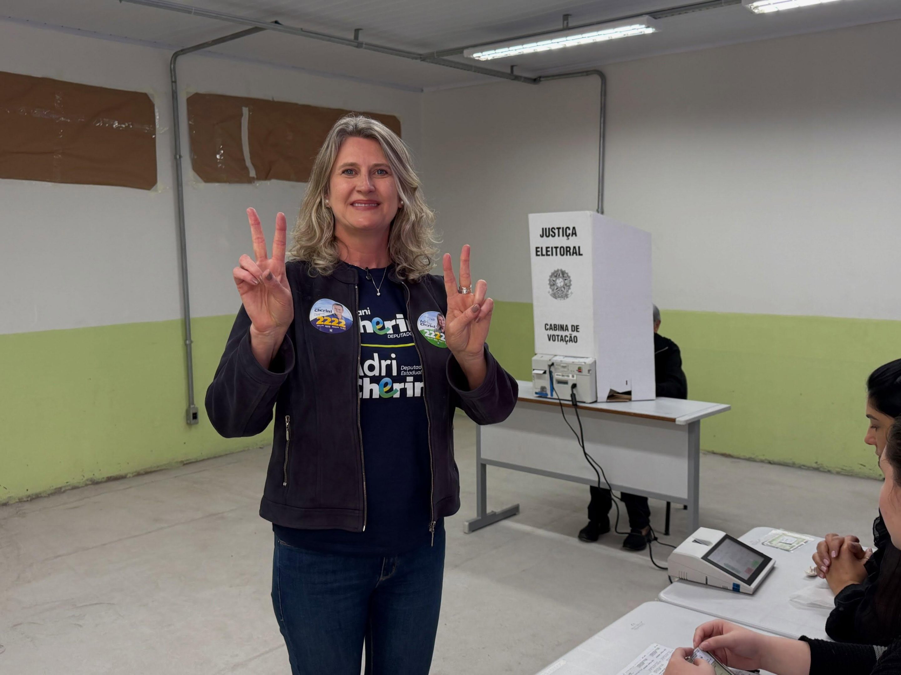 Candidata do PL Mulher a deputada federal Adri Cherini