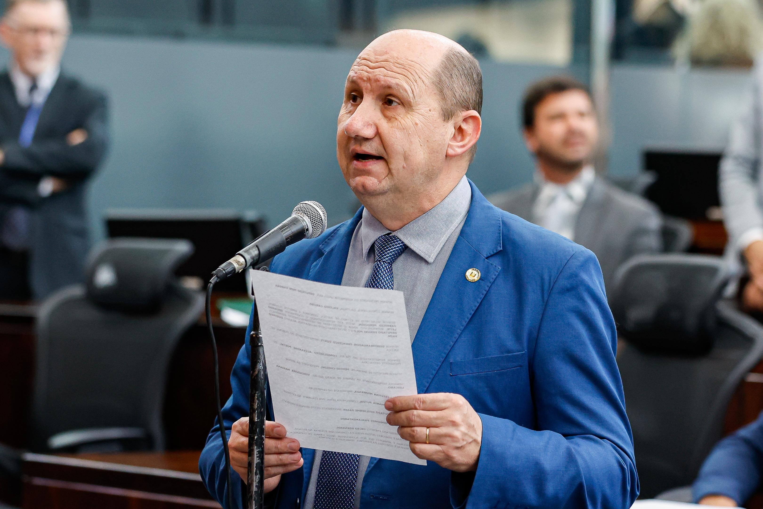 Elton Weber est&aacute; no seu terceiro mandato na Assembleia Legislativa