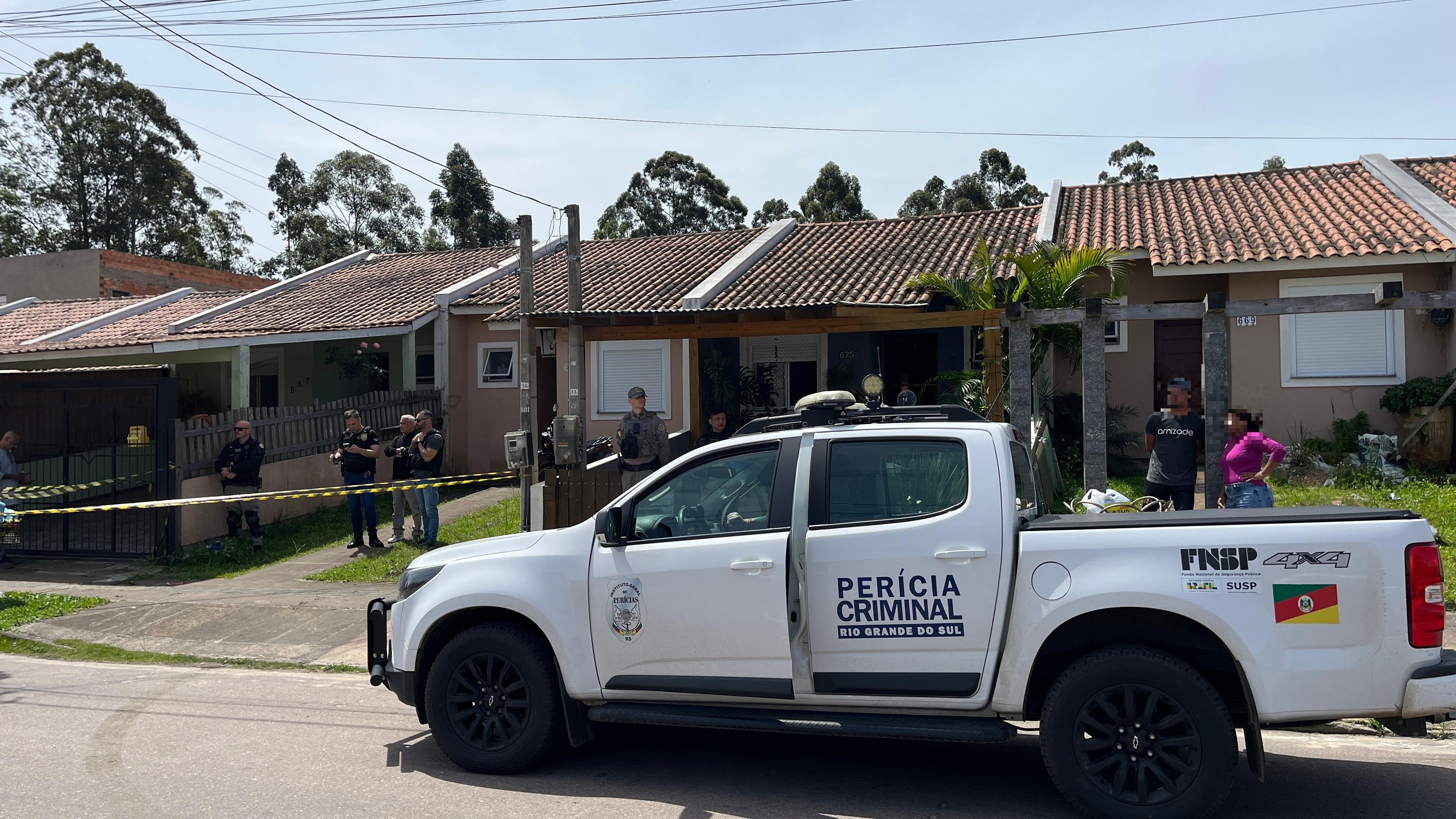 Crime ocorreu em uma resid&ecirc;ncia na rua Coronel Dastro Dutra