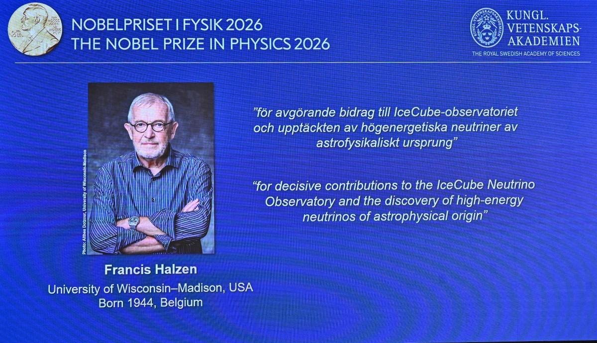 Francis Halzen ganhou o Pr&ecirc;mio Nobel de F&iacute;sica por seus trabalhos sobre part&iacute;culas subat&ocirc;micas no Polo Sul