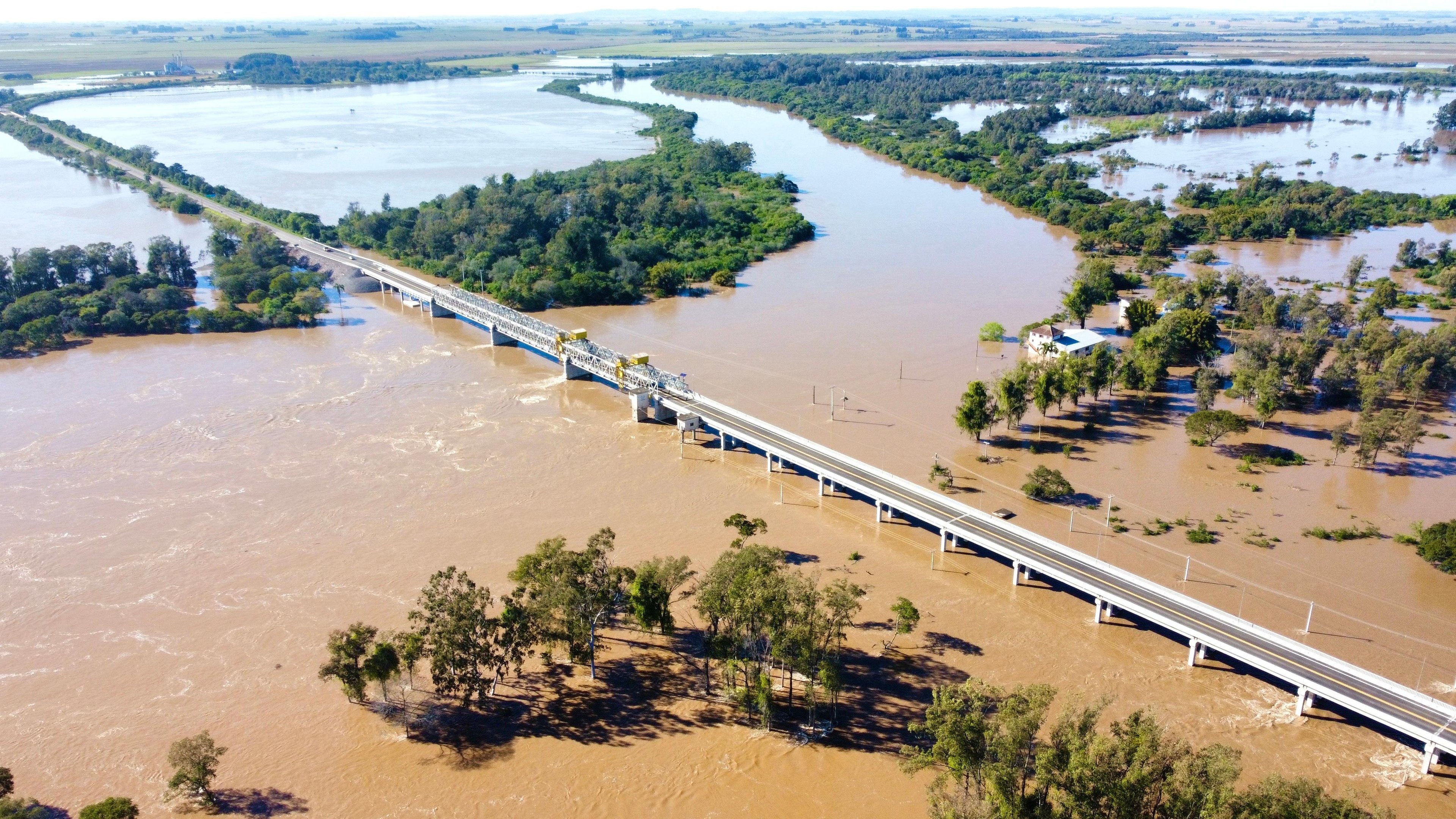 Em Cachoeira do Sul, o n&iacute;vel registrado &agrave;s 8h era de 10,08