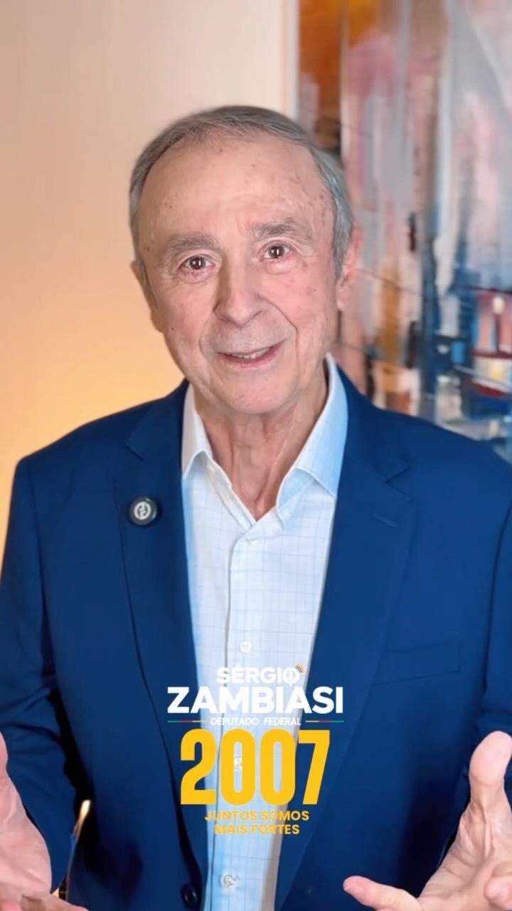 Sergio Zambiasi, do Podemos, foi eleito deputado federal com 44.929 votos