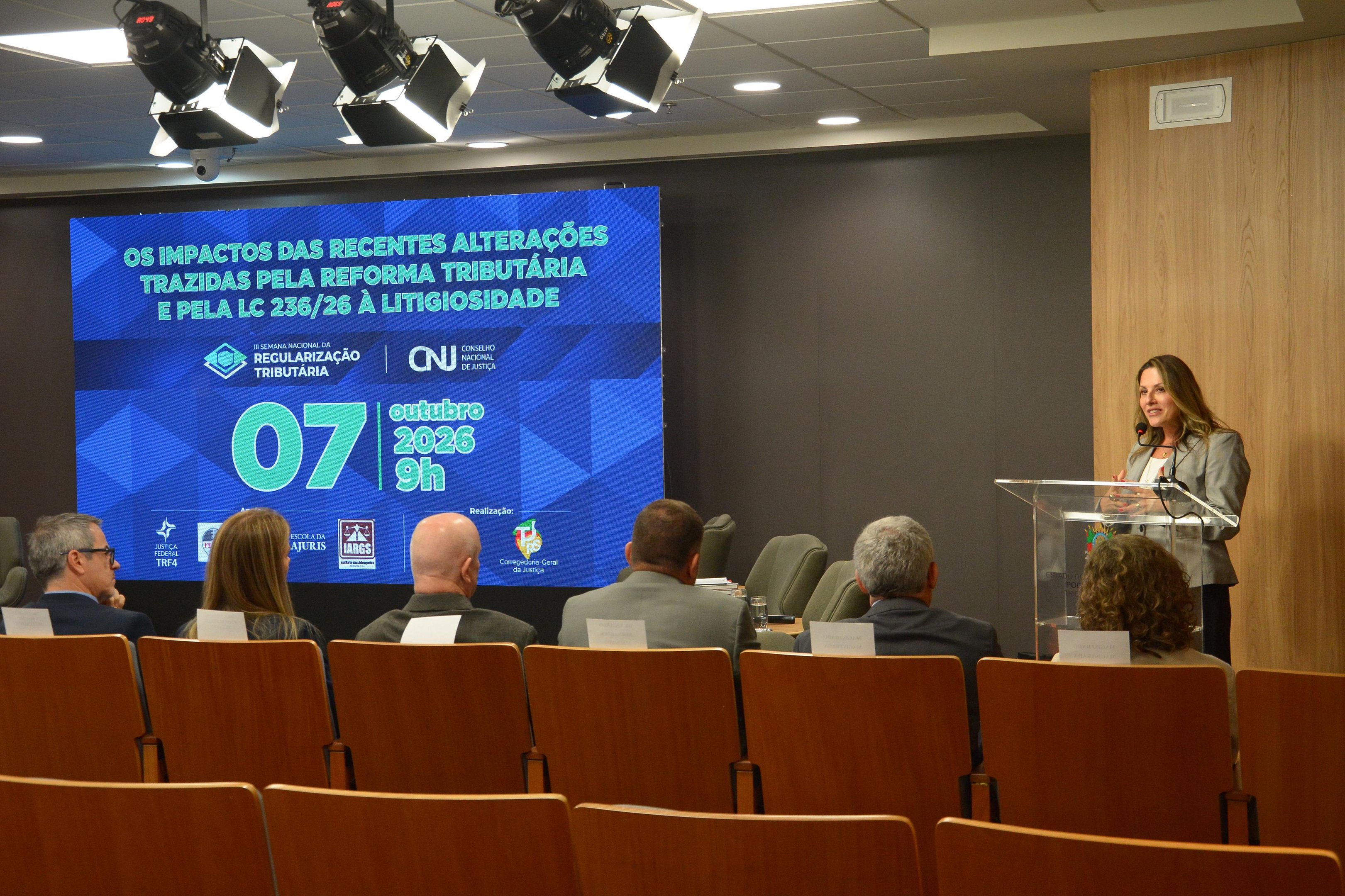 Desembargadora Cristiane Nery, representante do Centro de Estudos do Tribunal de Justi&ccedil;a.