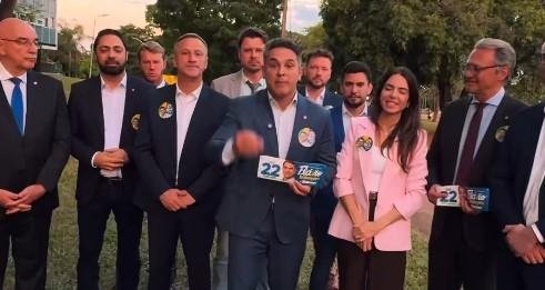 Parlamentares do PL se reuniram em v&iacute;deo para pedir votos