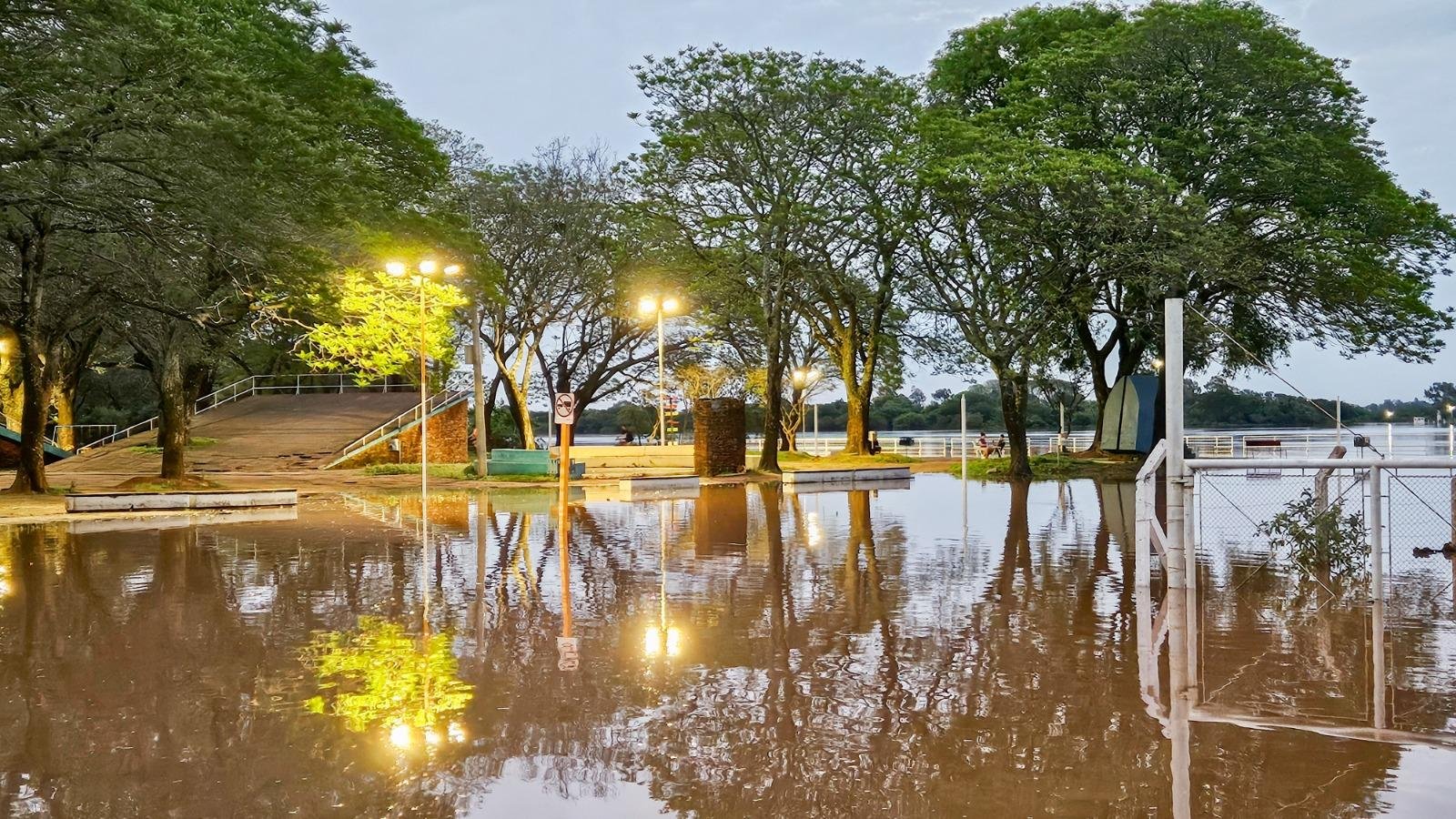 Em Itaqui, rio Uruguai segue em cota de inunda&ccedil;&atilde;o e com tend&ecirc;ncia de eleva&ccedil;&atilde;o
