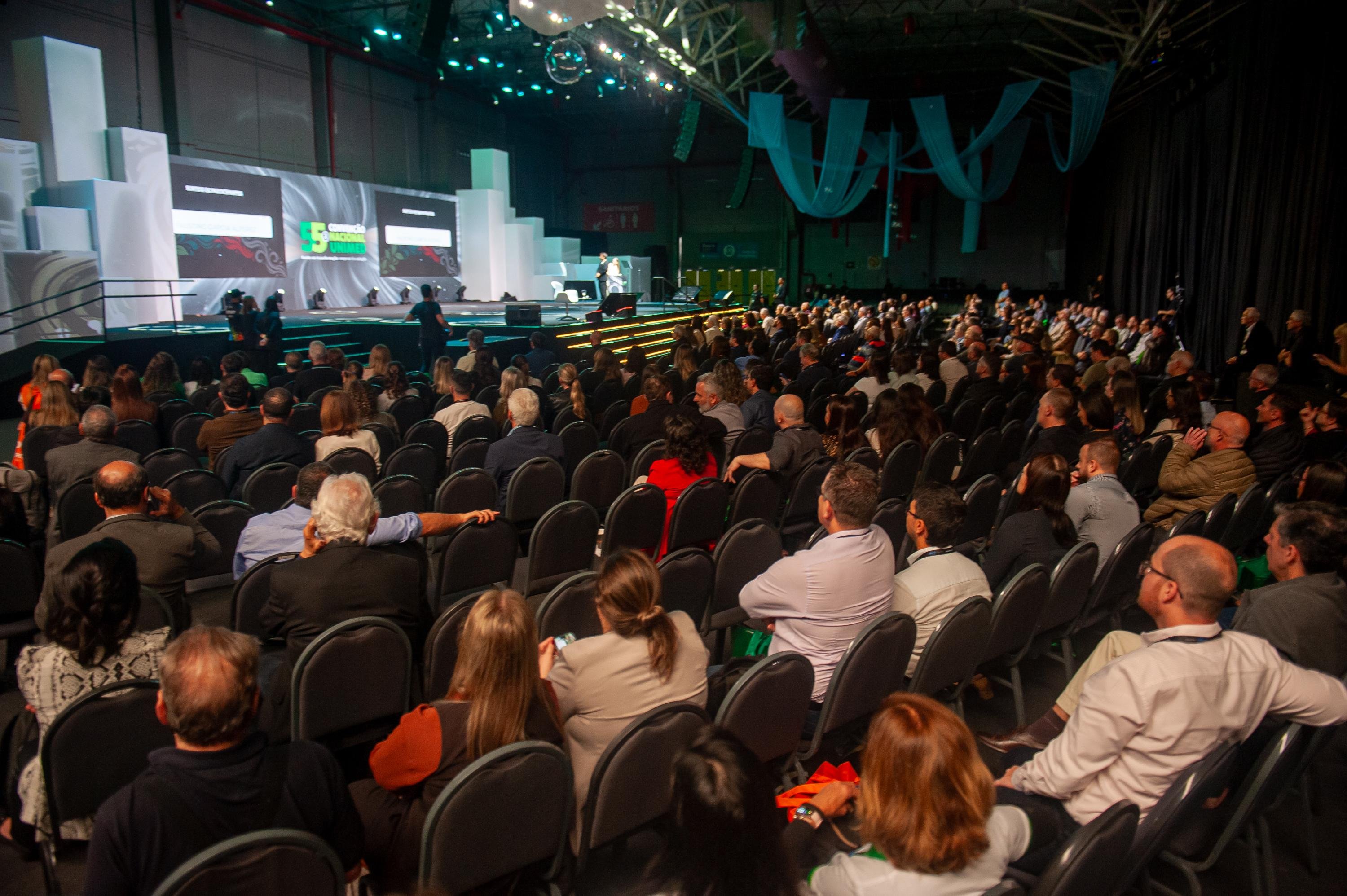Encerramento da 55&ordf; Conven&ccedil;&atilde;o Nacional Unimed, no Centro de Eventos da Fiergs