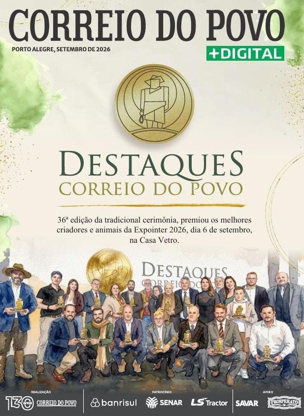 Caderno digital traz os registros do Prêmio Destaques Correio do Povo 2026