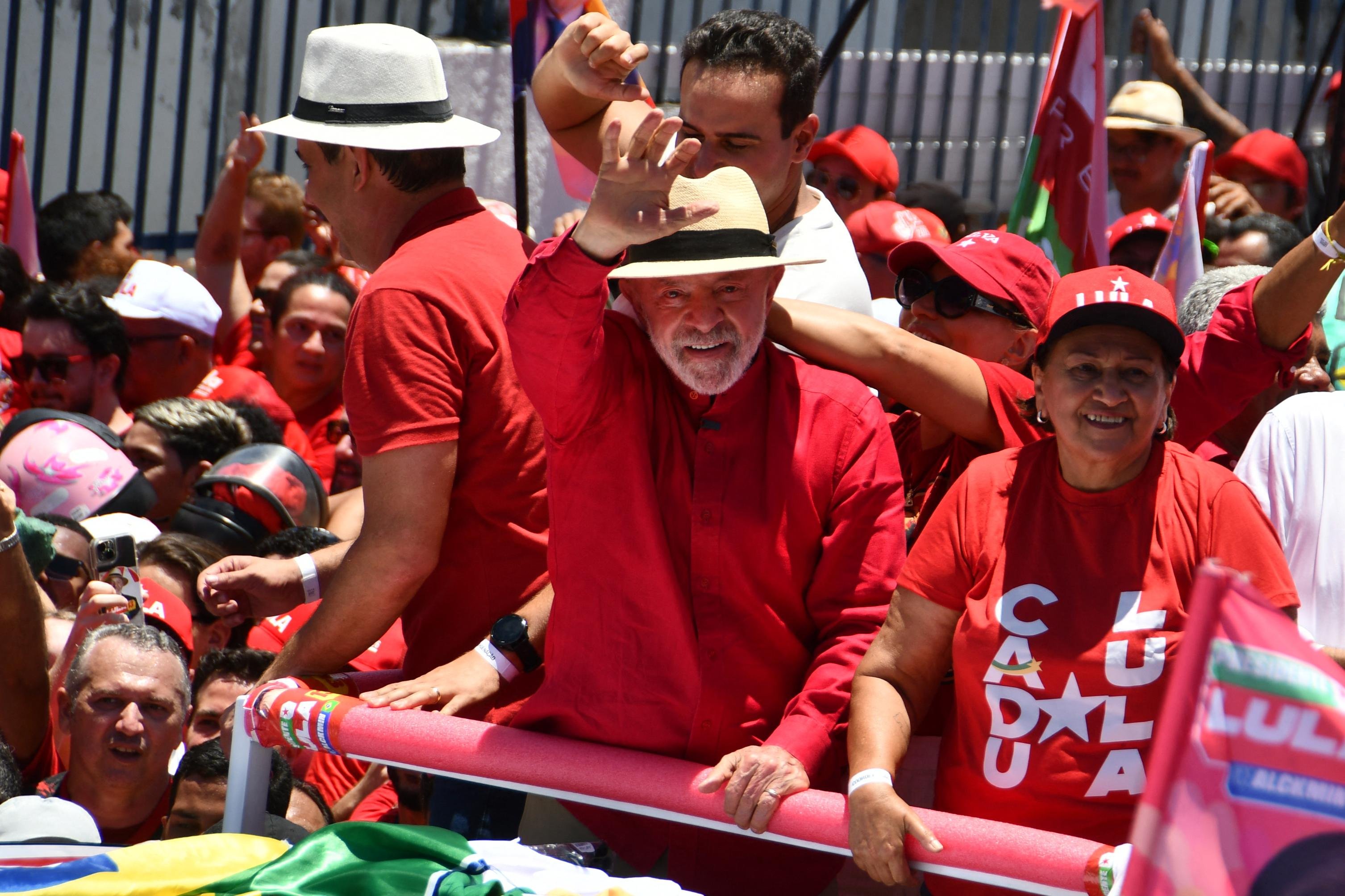 Lula cumpre campanha no Rio Grande do Norte