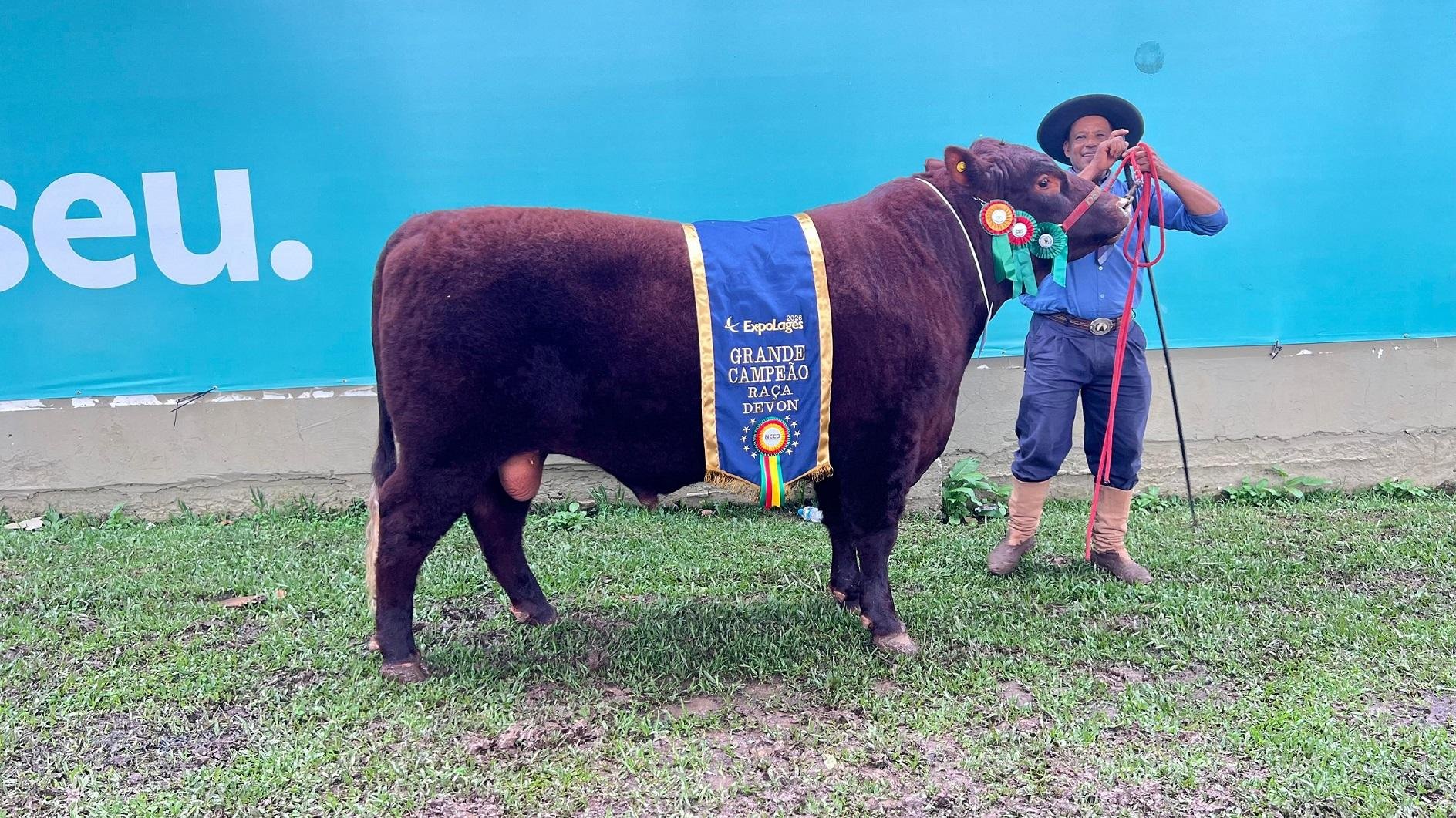 O Grande Campe&atilde;o foi conquistado pelo touro Brigadeiro Atlas 851, do criador Luiz Fernando Cirne Lima e filhos