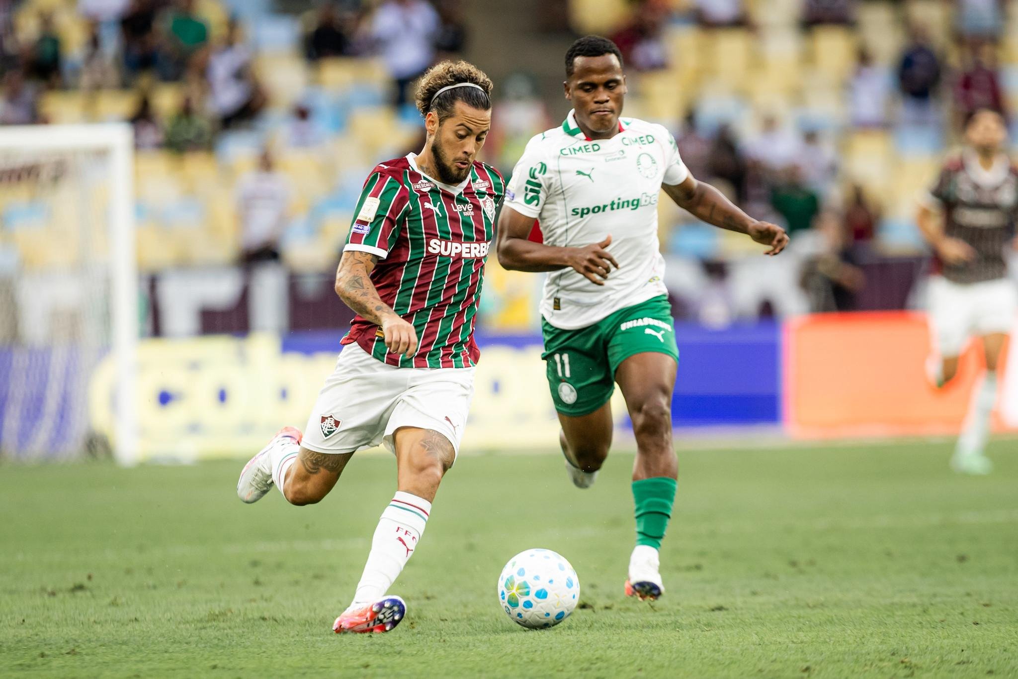 No Brasileir&atilde;o, em agosto, o Flu bateu o Palmeiras por 3 a 2, no Maracan&atilde;