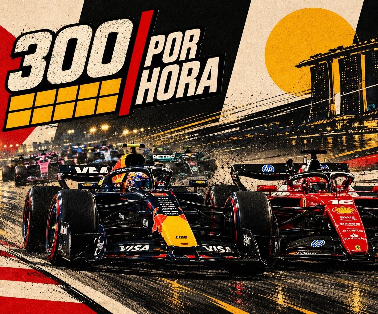 Top 10 com notas do GP de Singapura de Fórmula 1 segue sob reinado do holandês