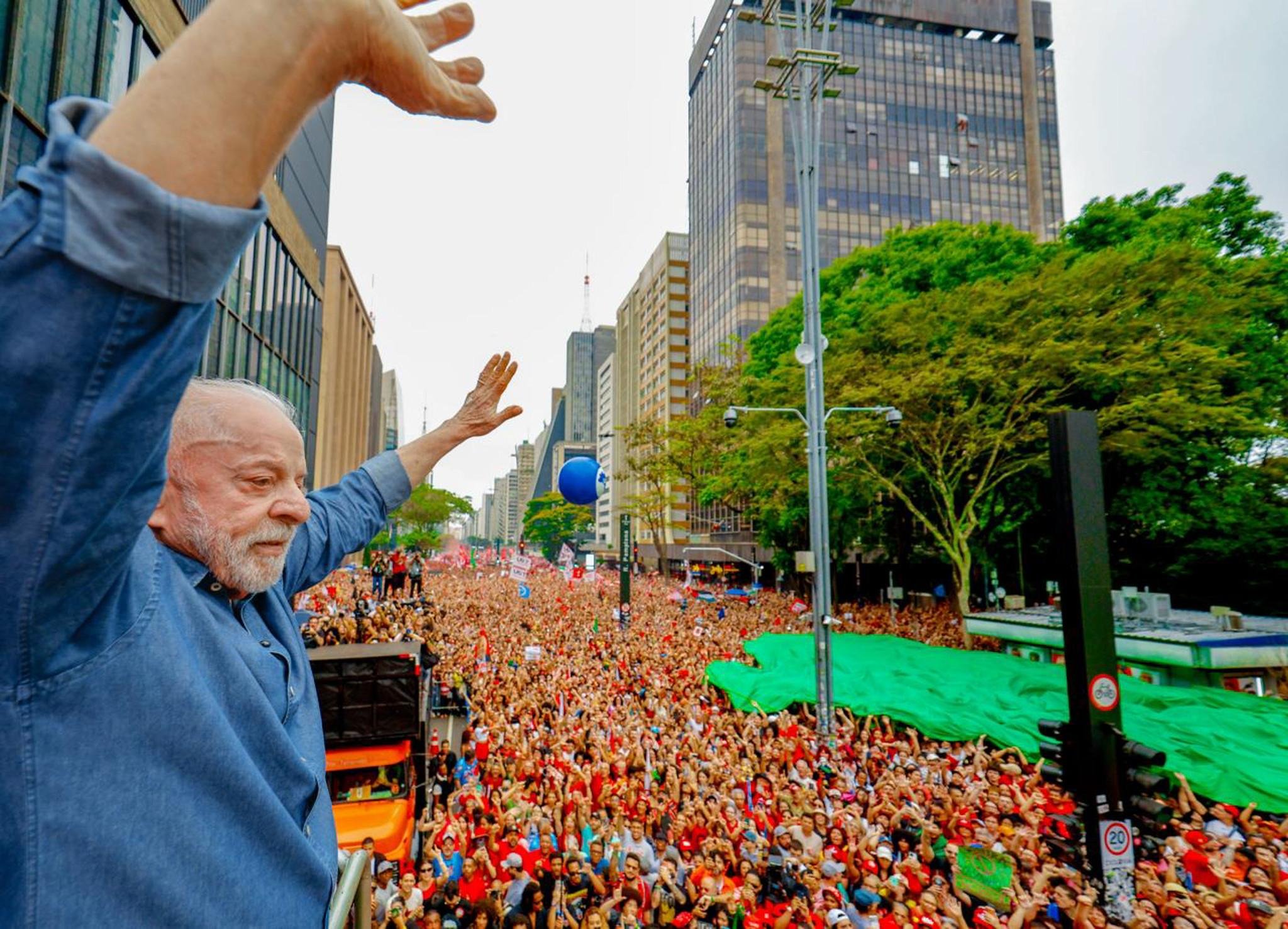 Lula participou de ato na Avenida Paulista, em S&atilde;o Paulo, no &uacute;ltimo domingo