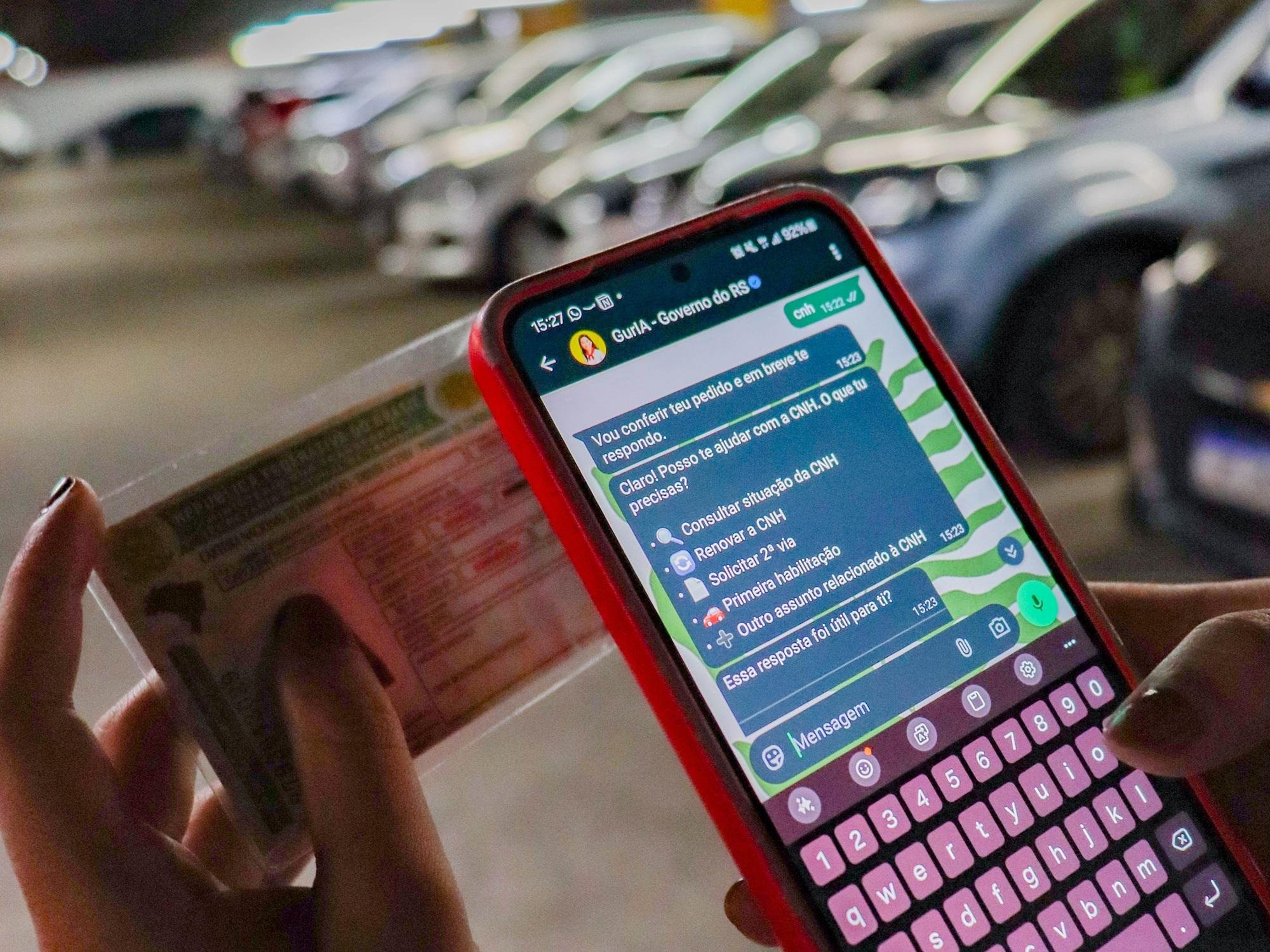 Pedido de segunda via de CNH &eacute; um dos servi&ccedil;os disponibilizados pela assistente virtual