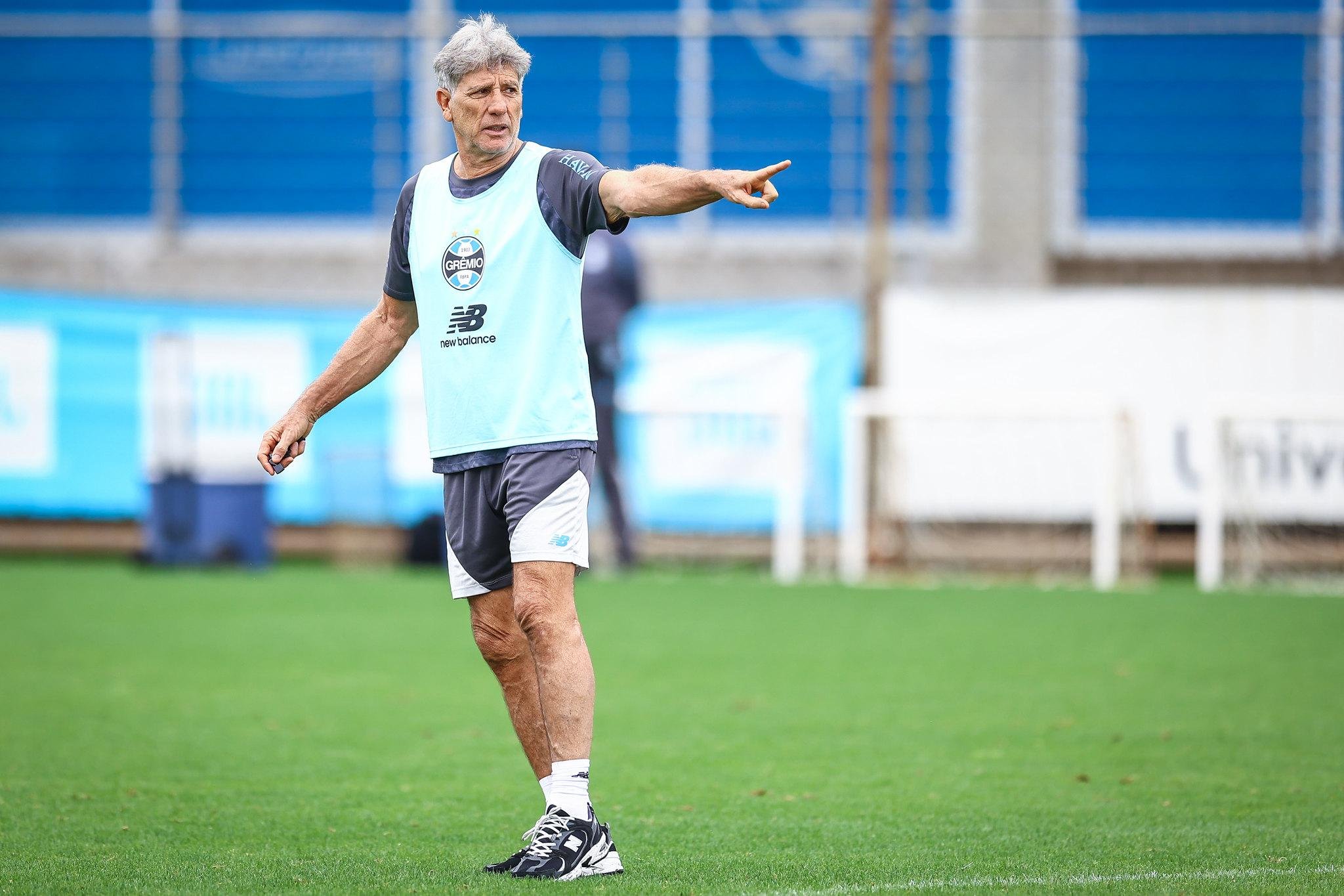 Tricolor quer vencer a primeira sob o comando do t&eacute;cnico Renato Portaluppi