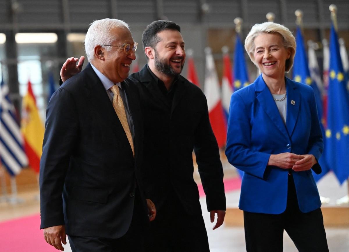 UE reafirma apoio a Zelensky durante momento de tensão com Trump