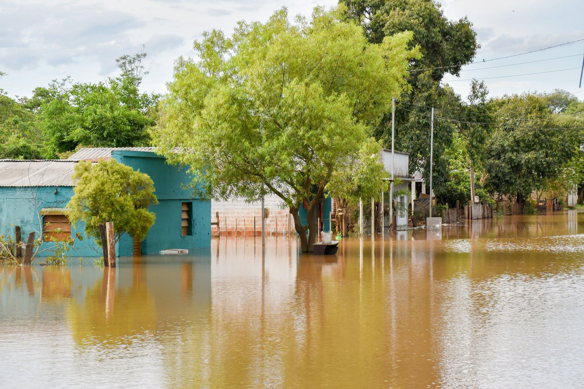 Em Itaqui, o rio Uruguai segue fora da calha na manh&atilde; desta sexta-feira