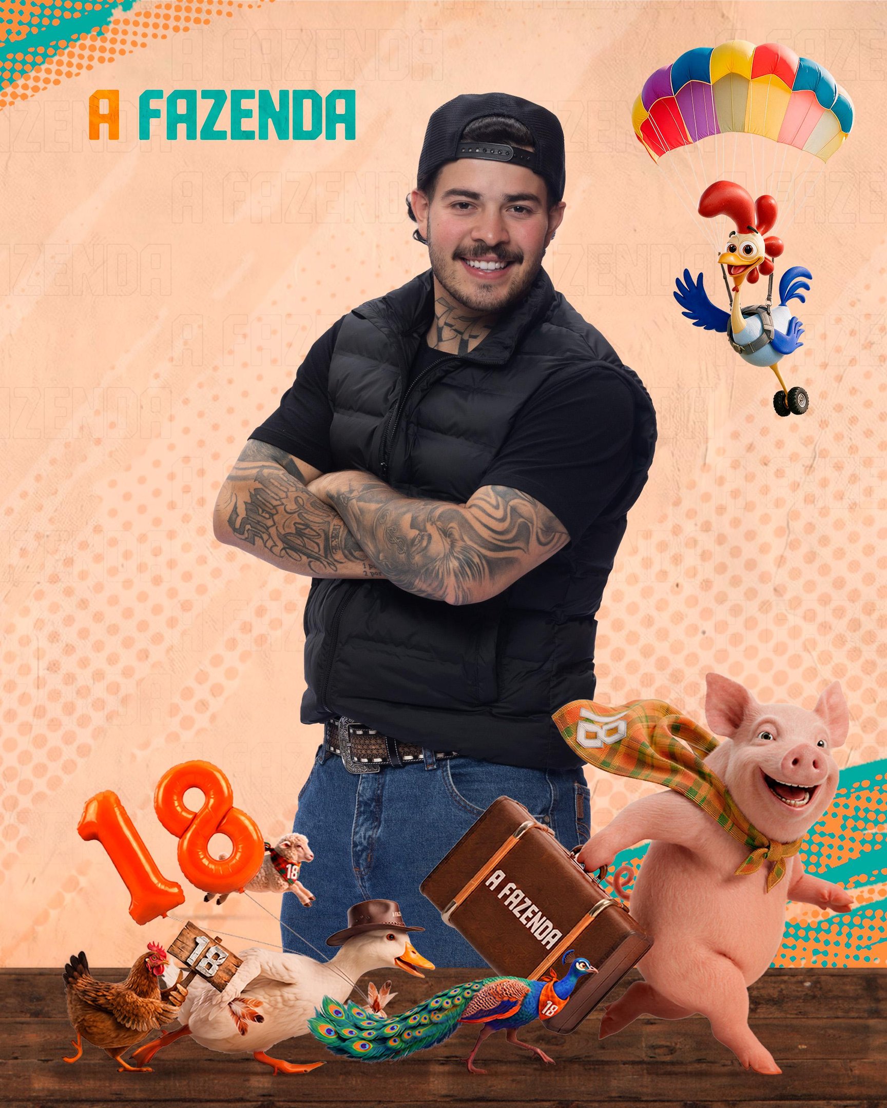 Jottap&ecirc; desistiu de A Fazenda 18