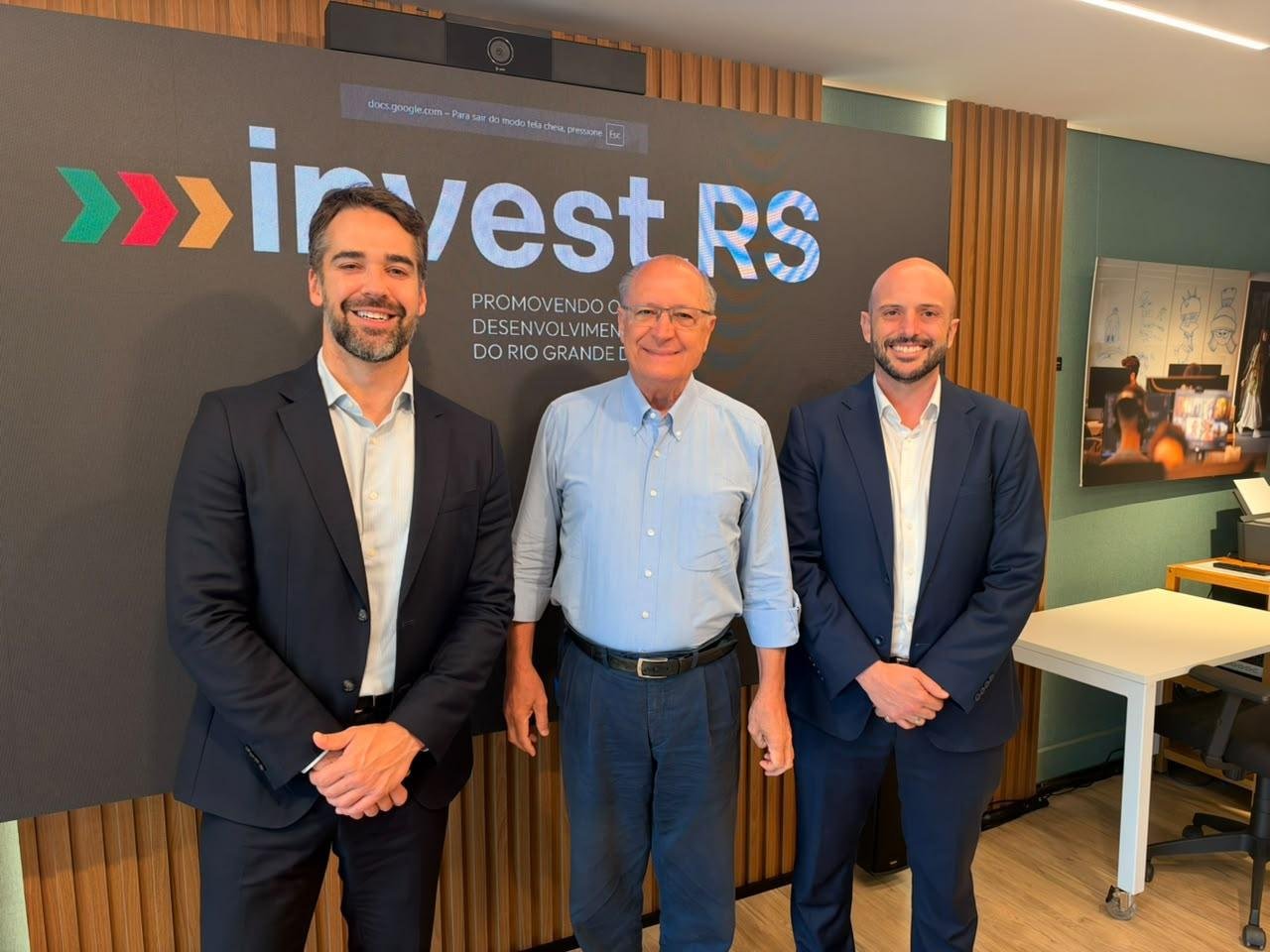 Reun&atilde;o ocorreu na sede da Invest RS, em S&atilde;o Paulo