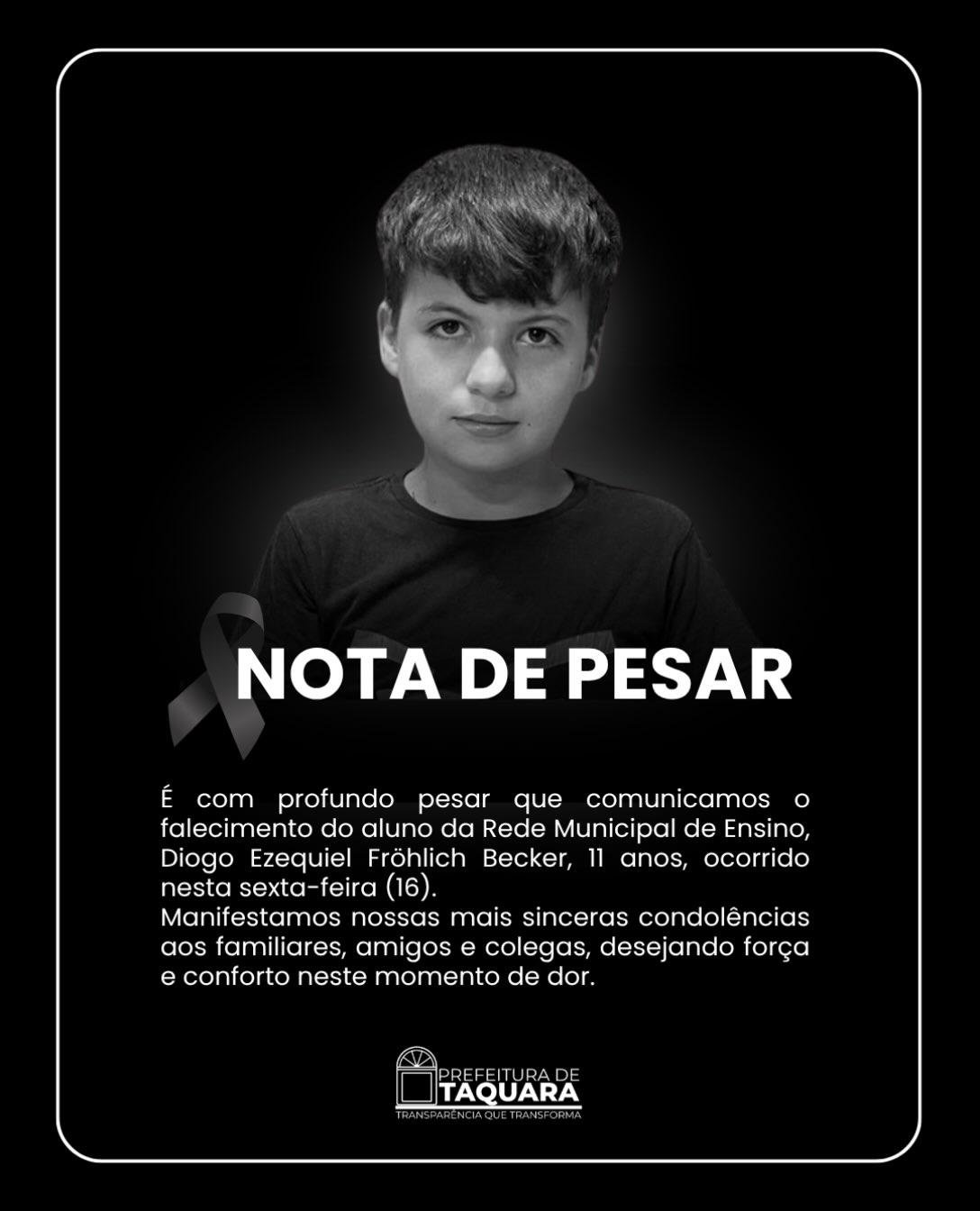 Criança de 11 anos morre após incêndio atingir duas casas em Taquara