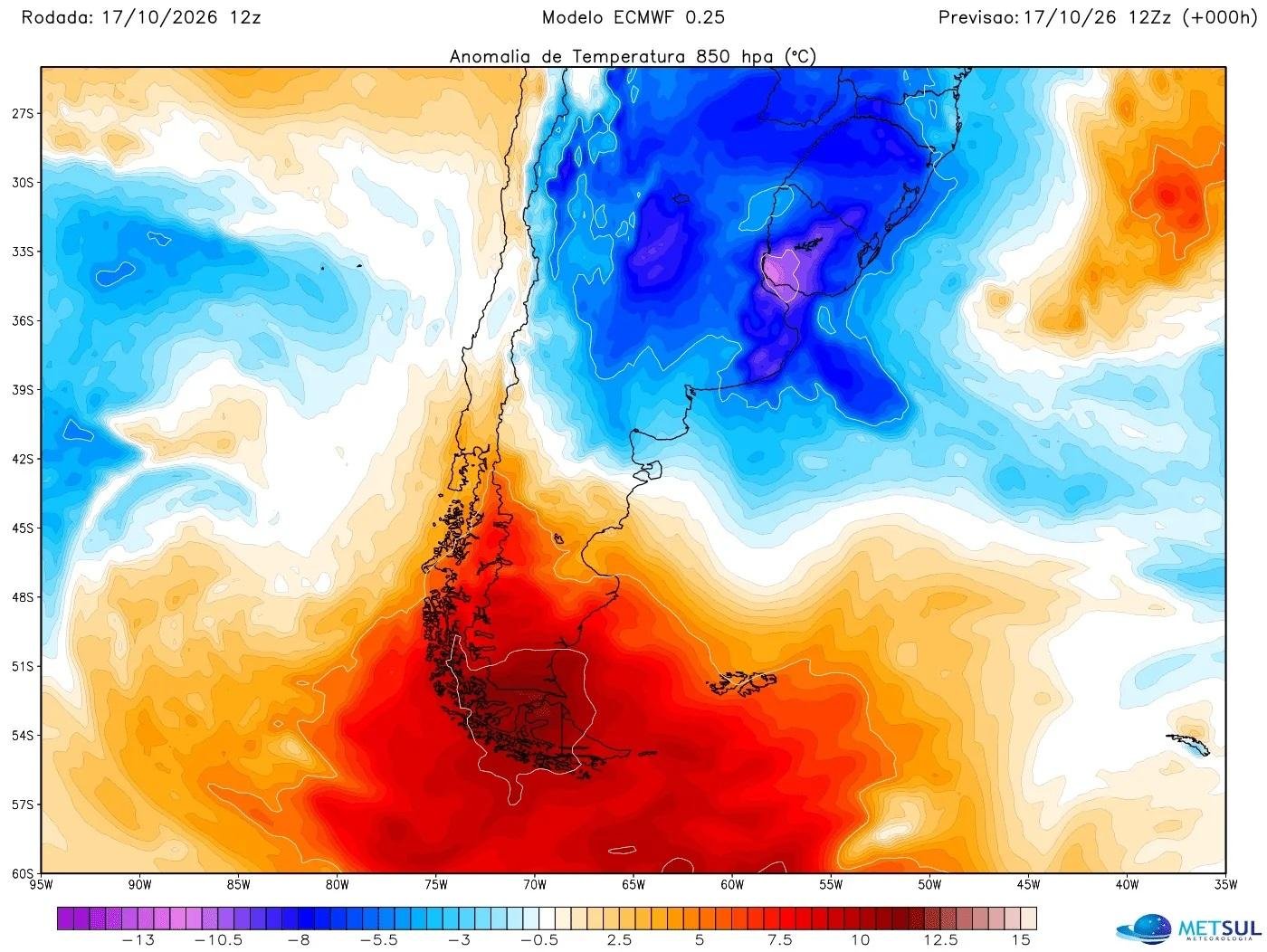 Soledade registra temperatura de 1,5ºC em um outubro de “tempo virado” no Sul do continente