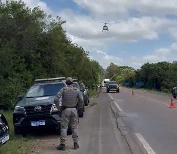BM desmobiliza cerco a suspeitos de atirar em PM em Eldorado do Sul após 20 horas de buscas