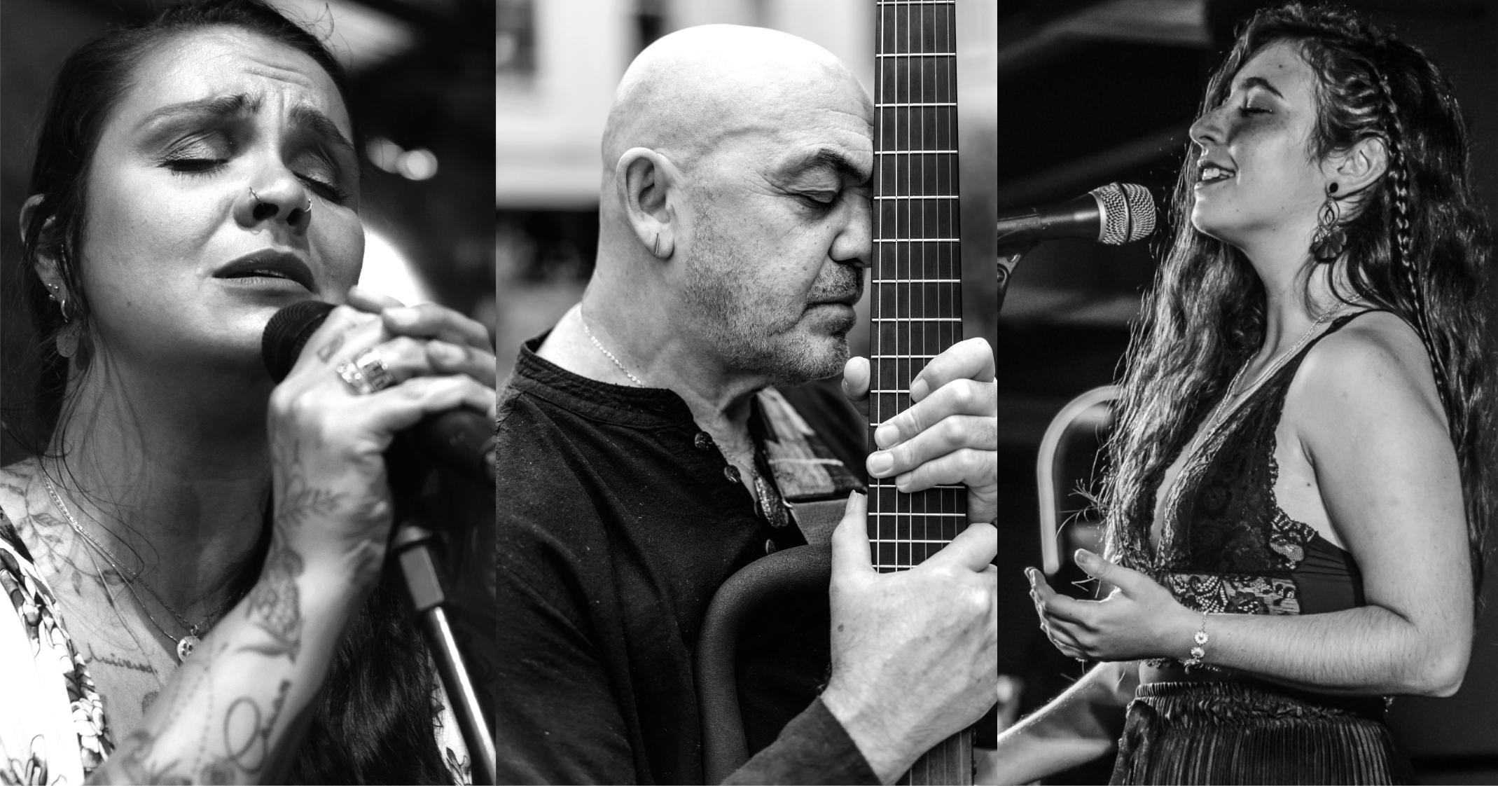 Nesta quinta-feira, 22 de outubro, &agrave;s 21h, o Espa&ccedil;o 373 recebe o grupo Tr&iacute;ade, formado pelo guitarrista Alegre Corr&ecirc;a e as cantoras Gabriela Corr&ecirc;a e Luna Paz
