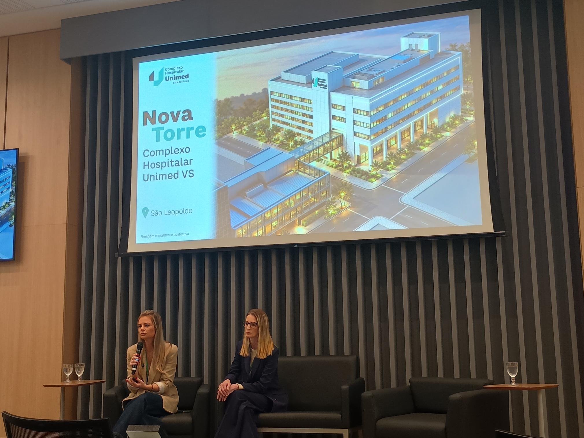 Unimed Vale do Sinos apresenta projeto de nova torre com UTIs e ampliação do bloco cirúrgico em São Leopoldo