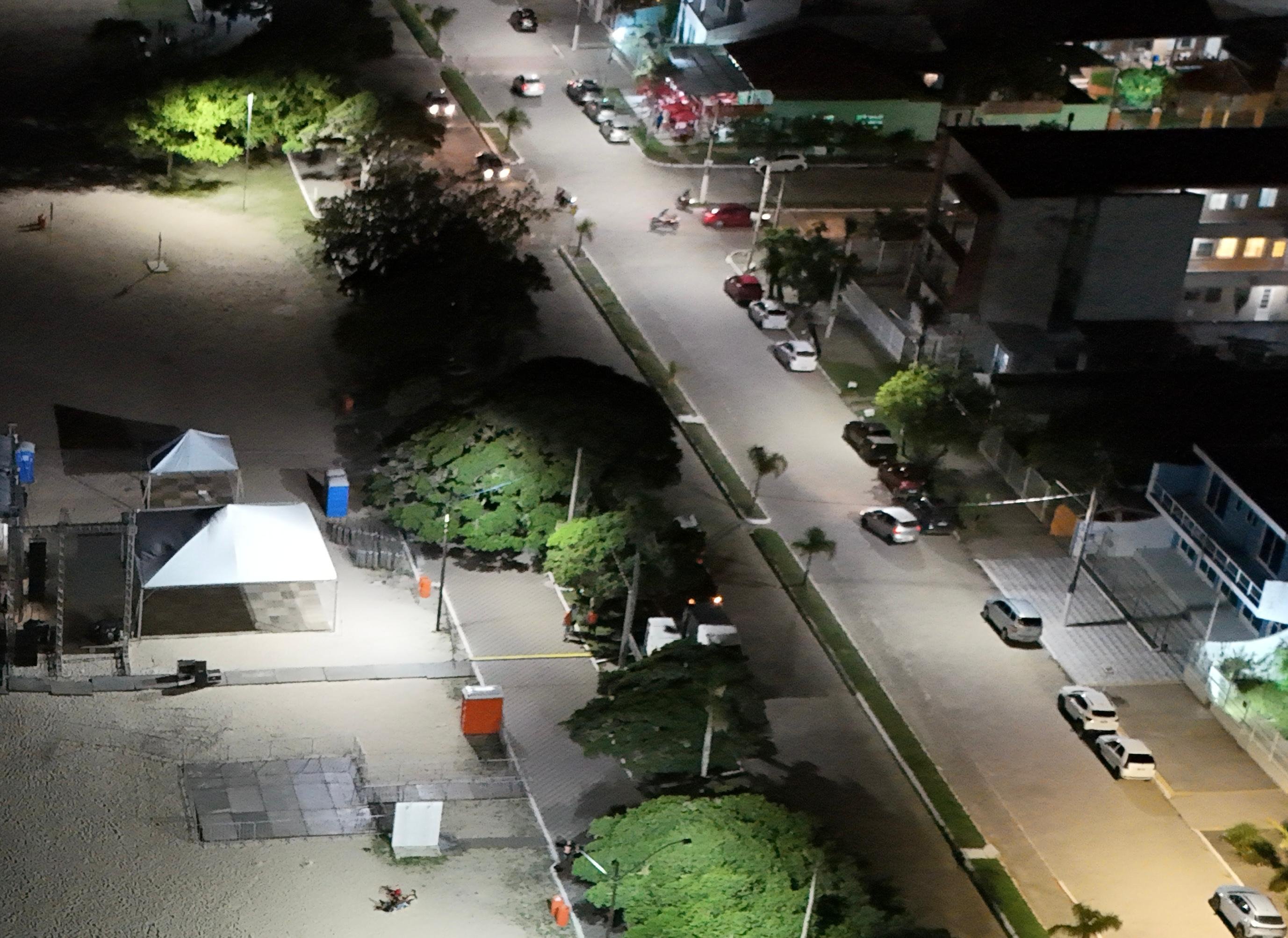 Iluminação pública na orla da praia do Laranjal, em Pelotas, será renovada